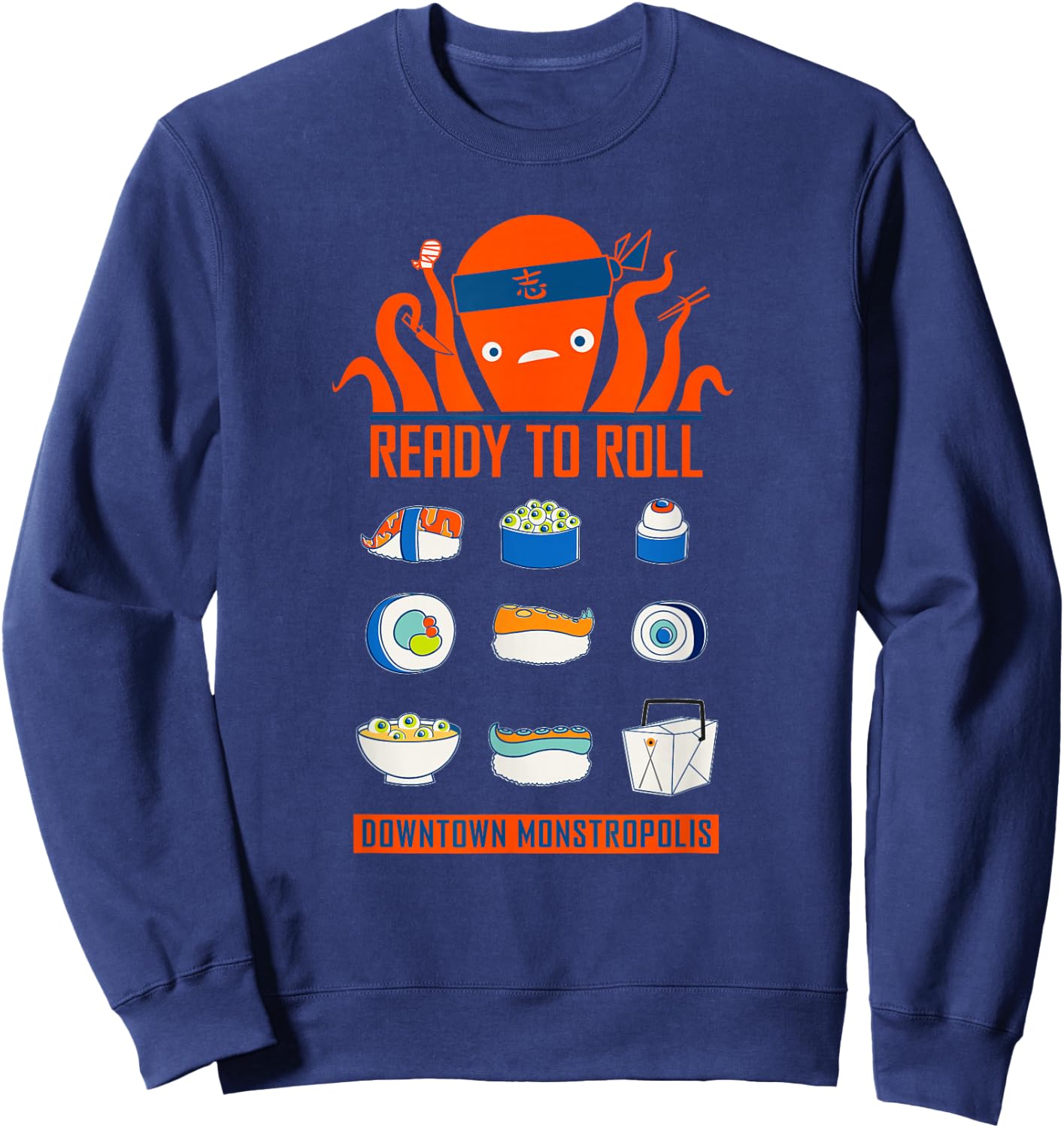 Disney and Pixar's Monsters, Inc. Harryhausen's Sushi Sweatshirt - Sweatshirt | Navy