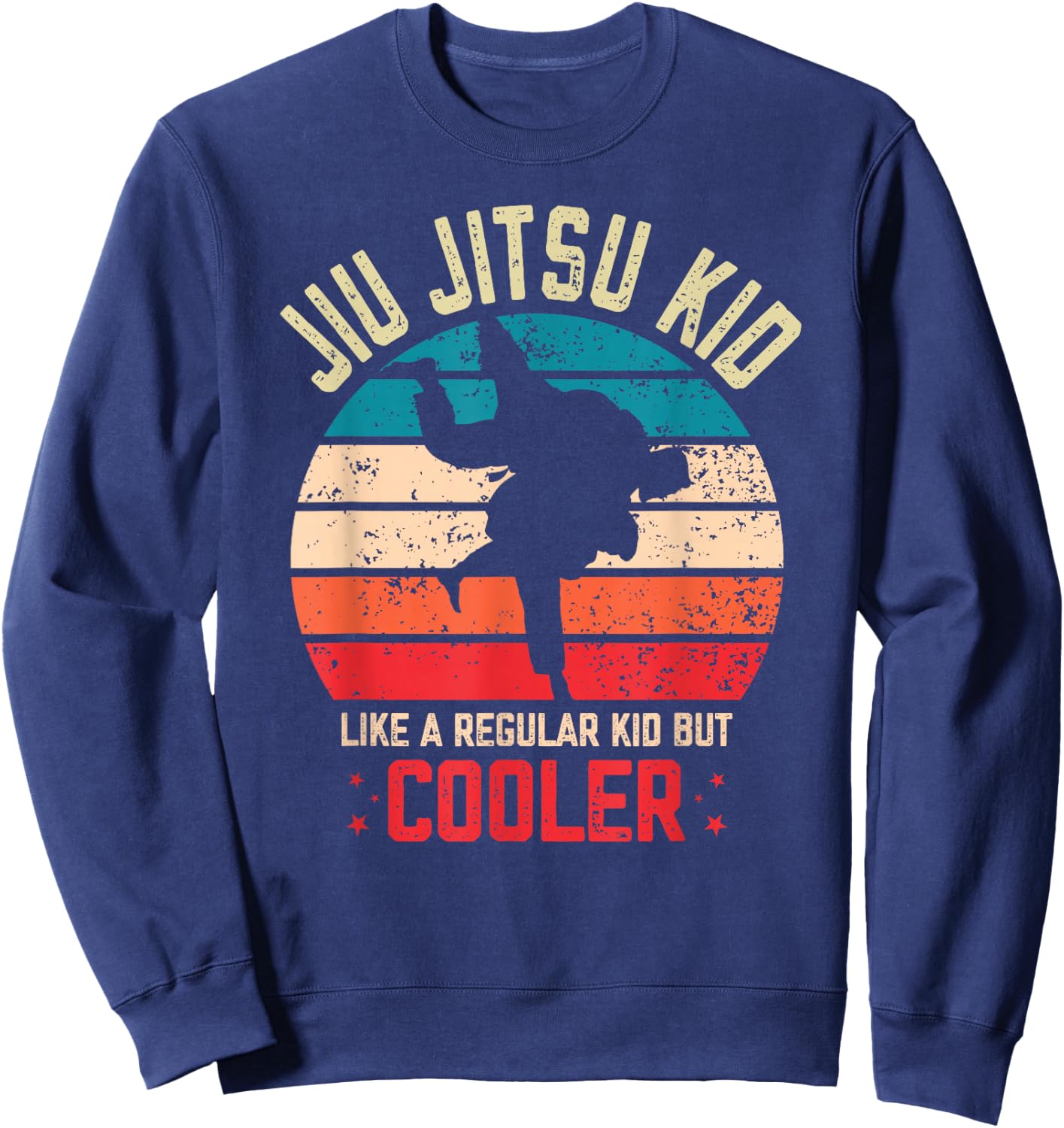 Jiu Jitsu Kid Martial Art BJJ Sweatshirt - Sweatshirt | Navy