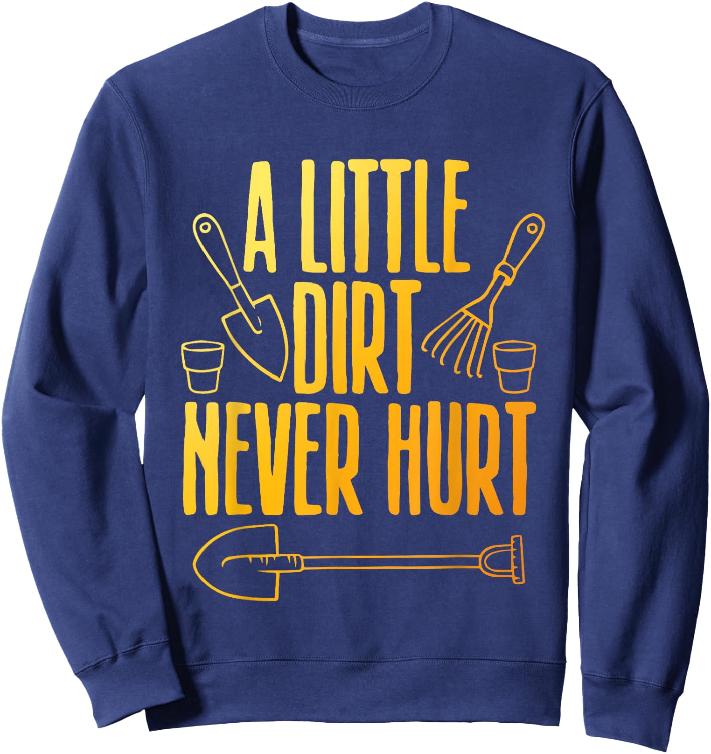 Cool Gardening Art Women Gardener Garden Plant Lover Sweatshirt - Sweatshirt | Navy