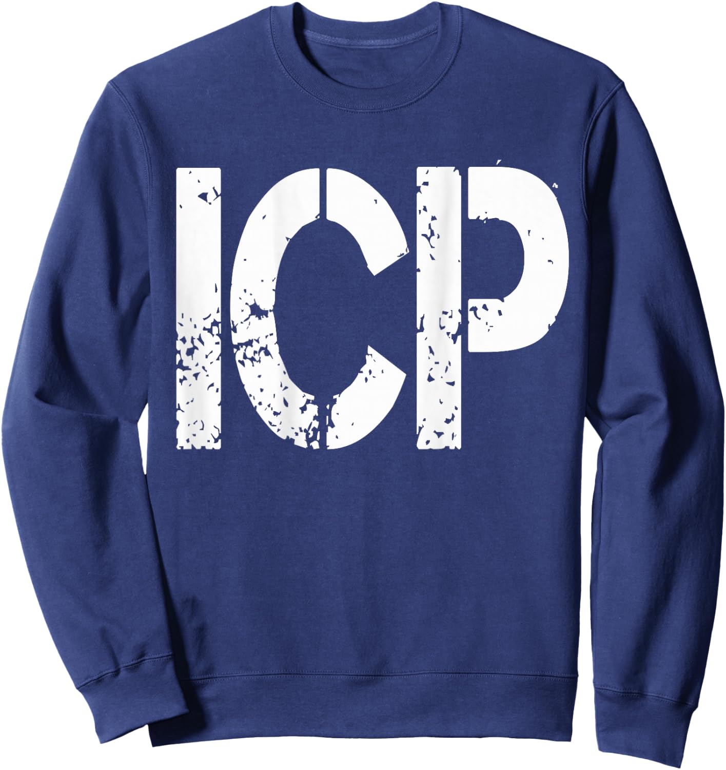 Will work for ICP . Saying for Blockchain and Token Nerd Sweatshirt - Sweatshirt | Navy
