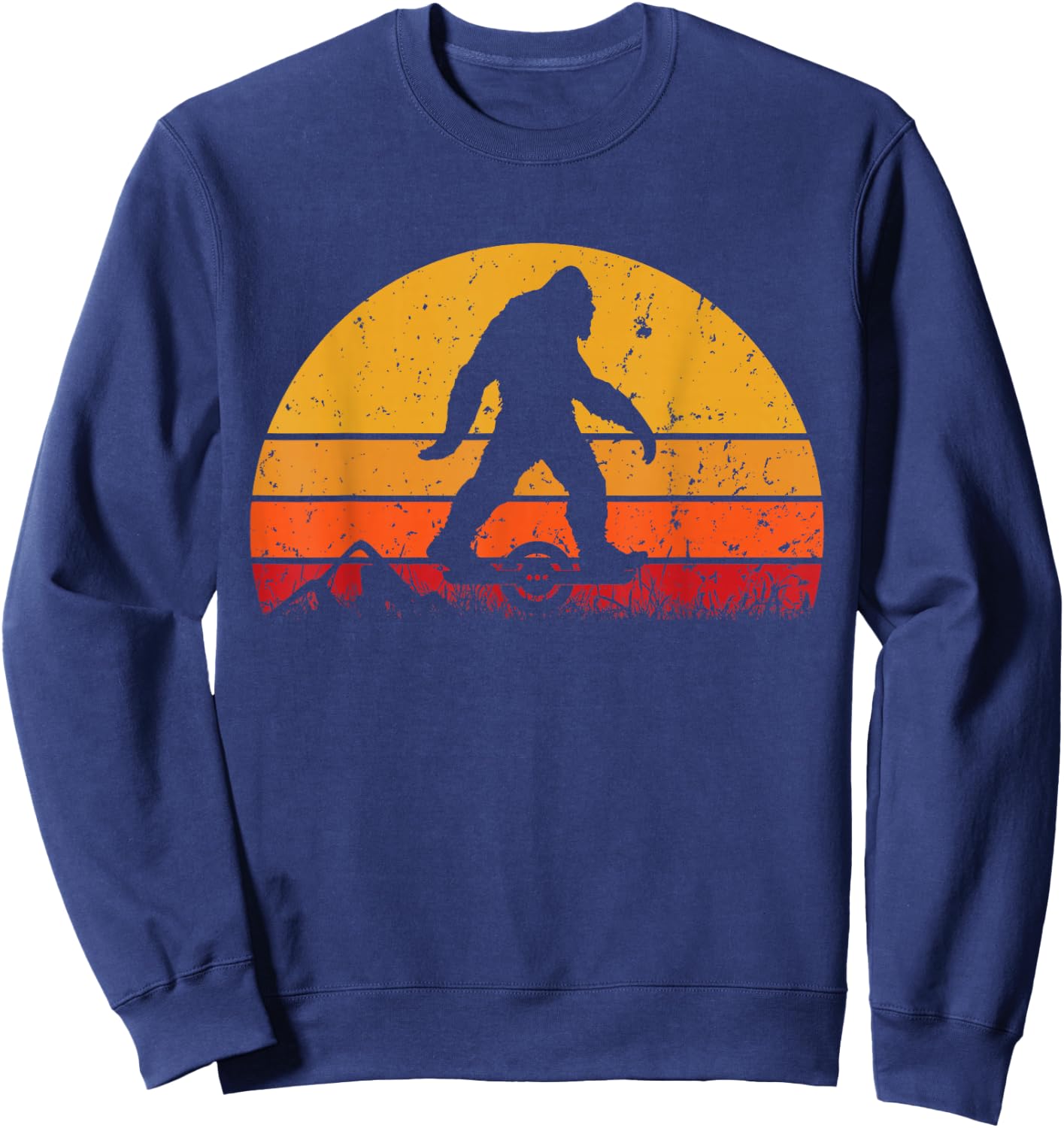 Bigfoot One Wheel Float Electric Skateboard Owner Hoverboard Sweatshirt - Sweatshirt | Navy