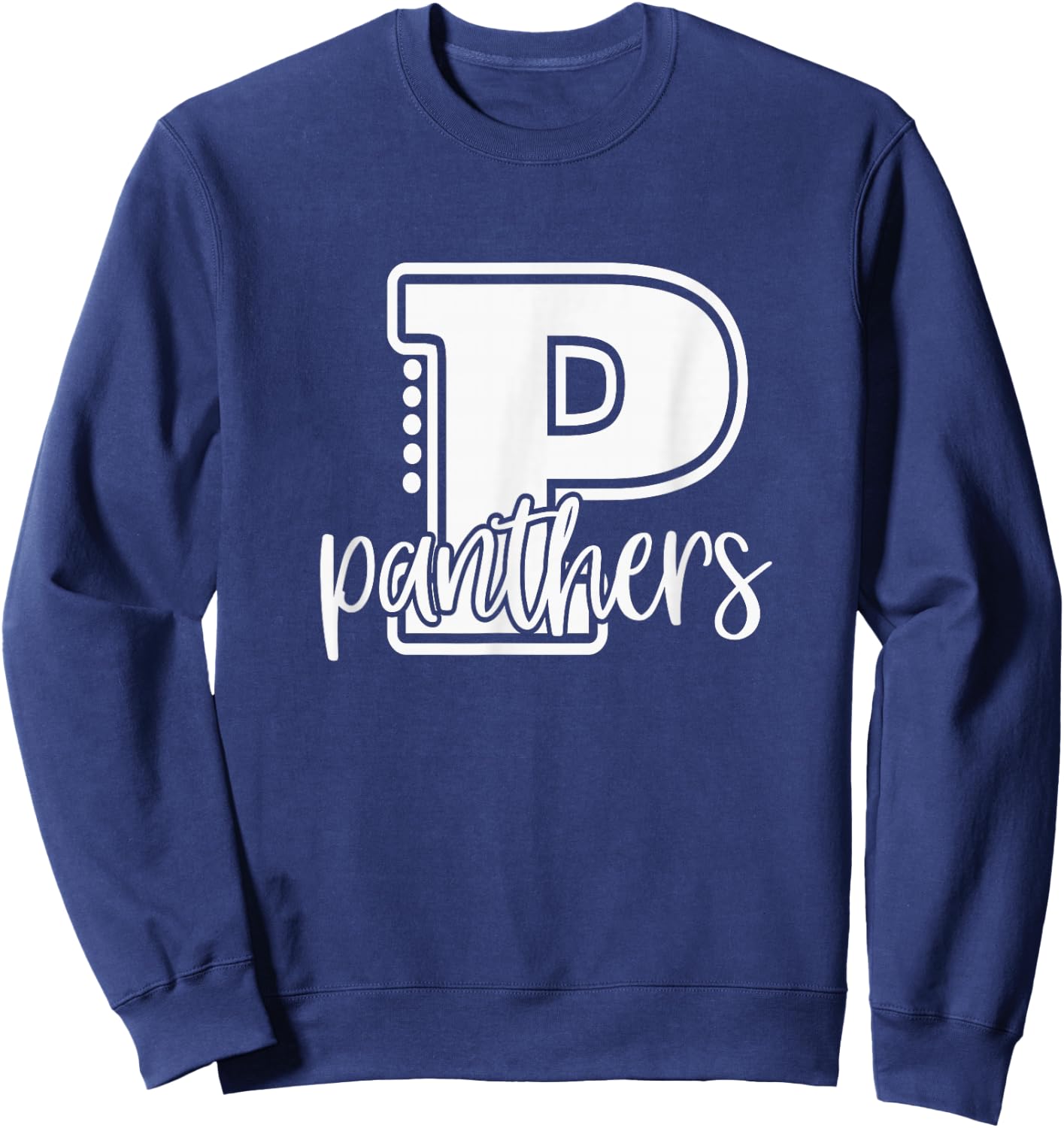 Panther School Sports Fan Team Spirit Sweatshirt - Sweatshirt | Navy
