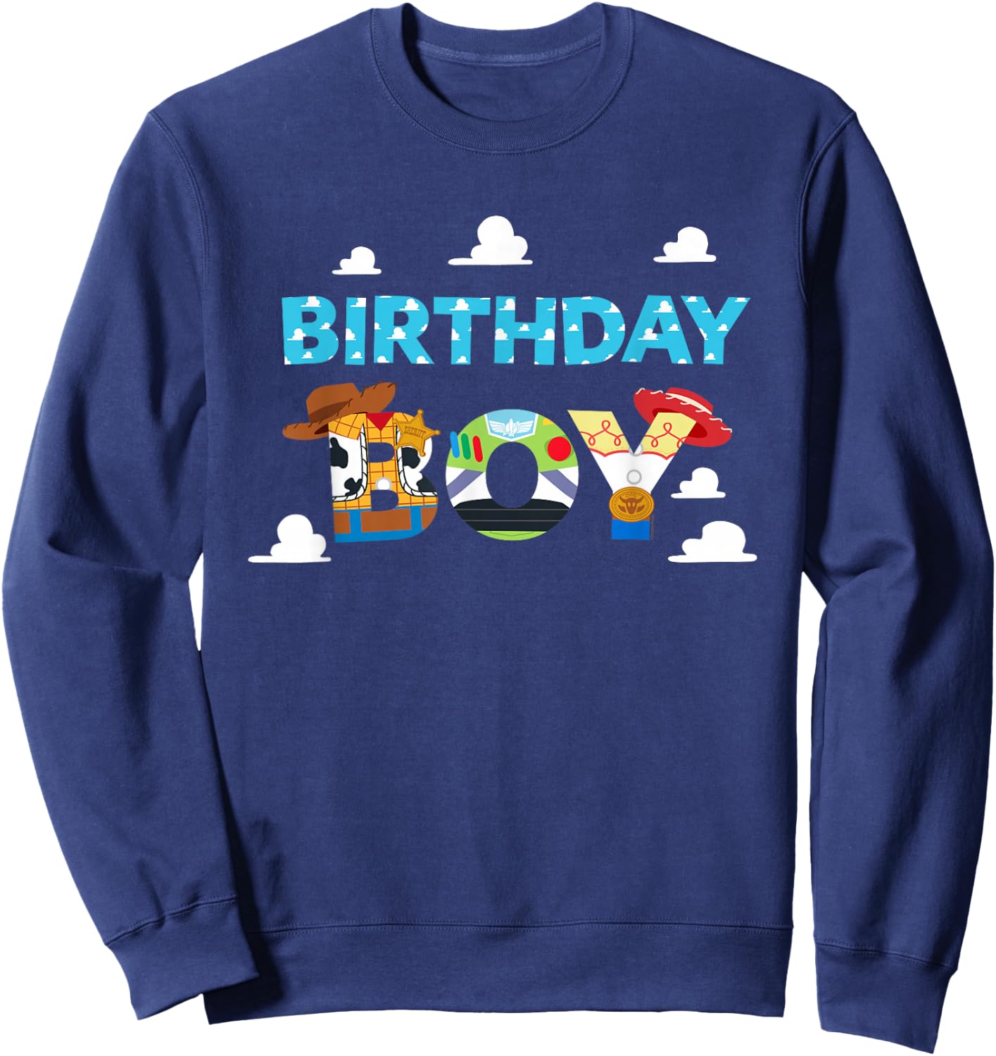 Disney and Pixar’s Toy Story Clouds Birthday Boy Sweatshirt - Sweatshirt | Navy