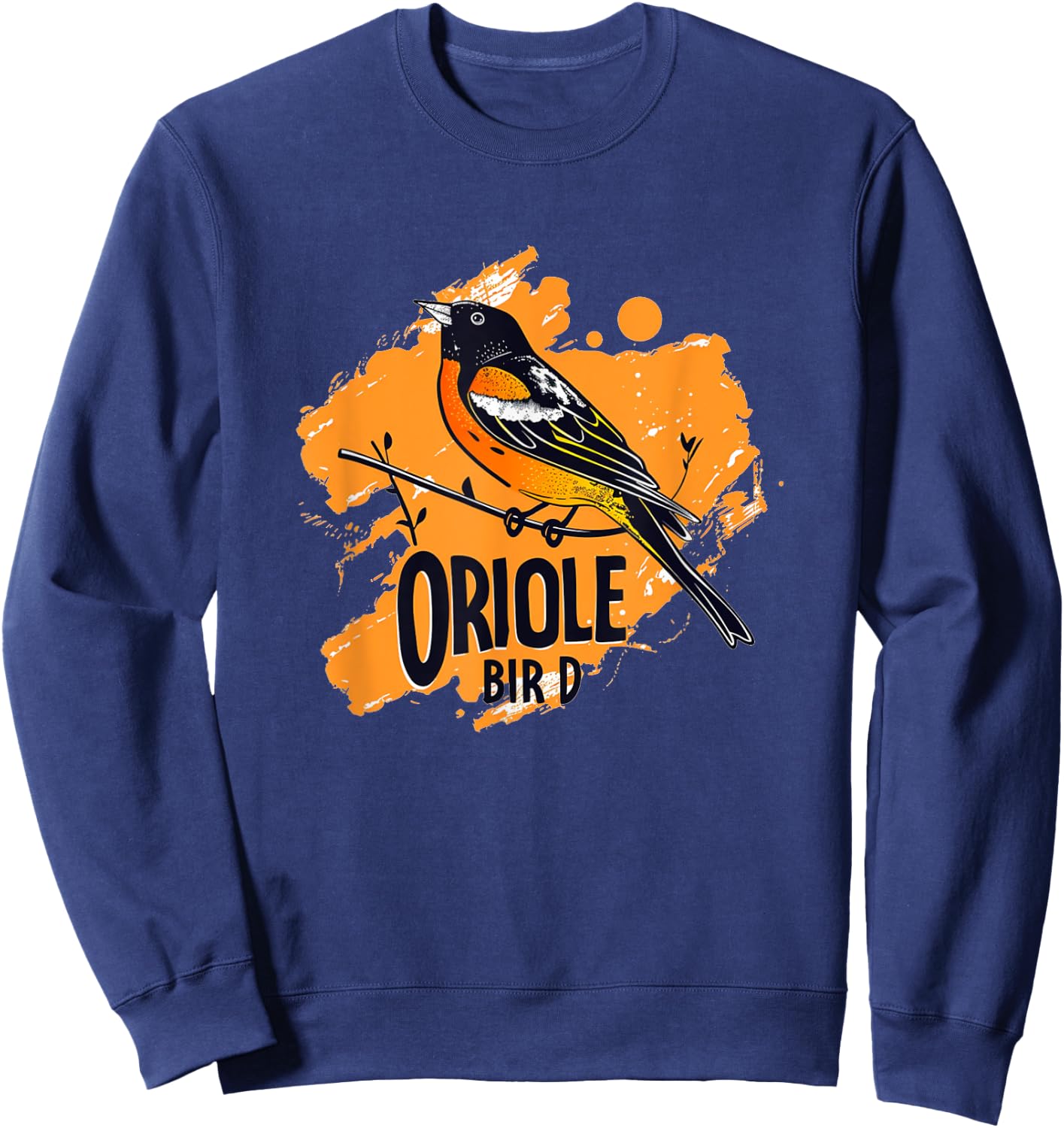 Cute Oriole Bird Speech Costume for Animals Lovers Sweatshirt - Sweatshirt | Navy
