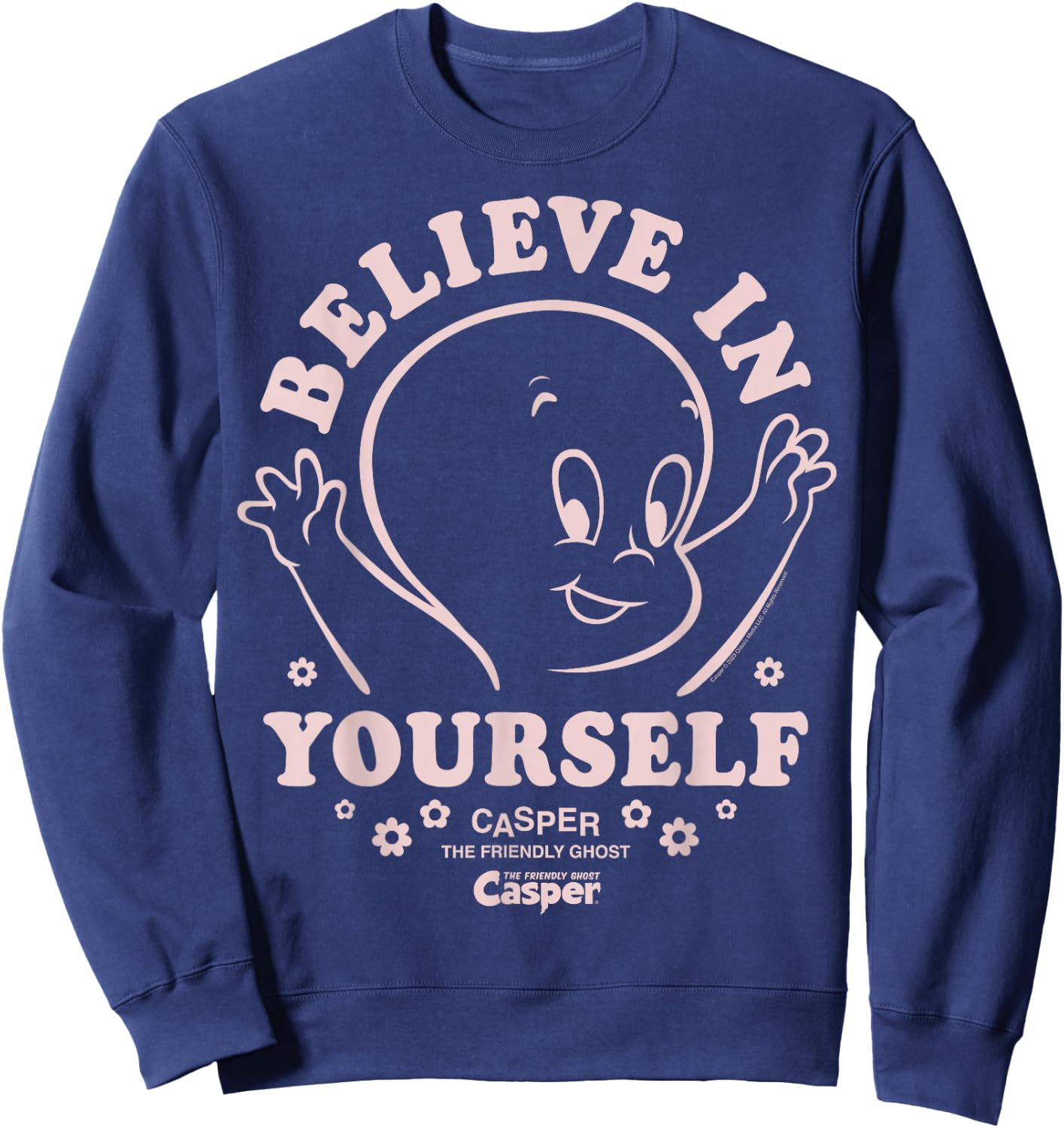 Casper the Friendly Ghost Believe in Yourself Sweatshirt - Sweatshirt | Navy