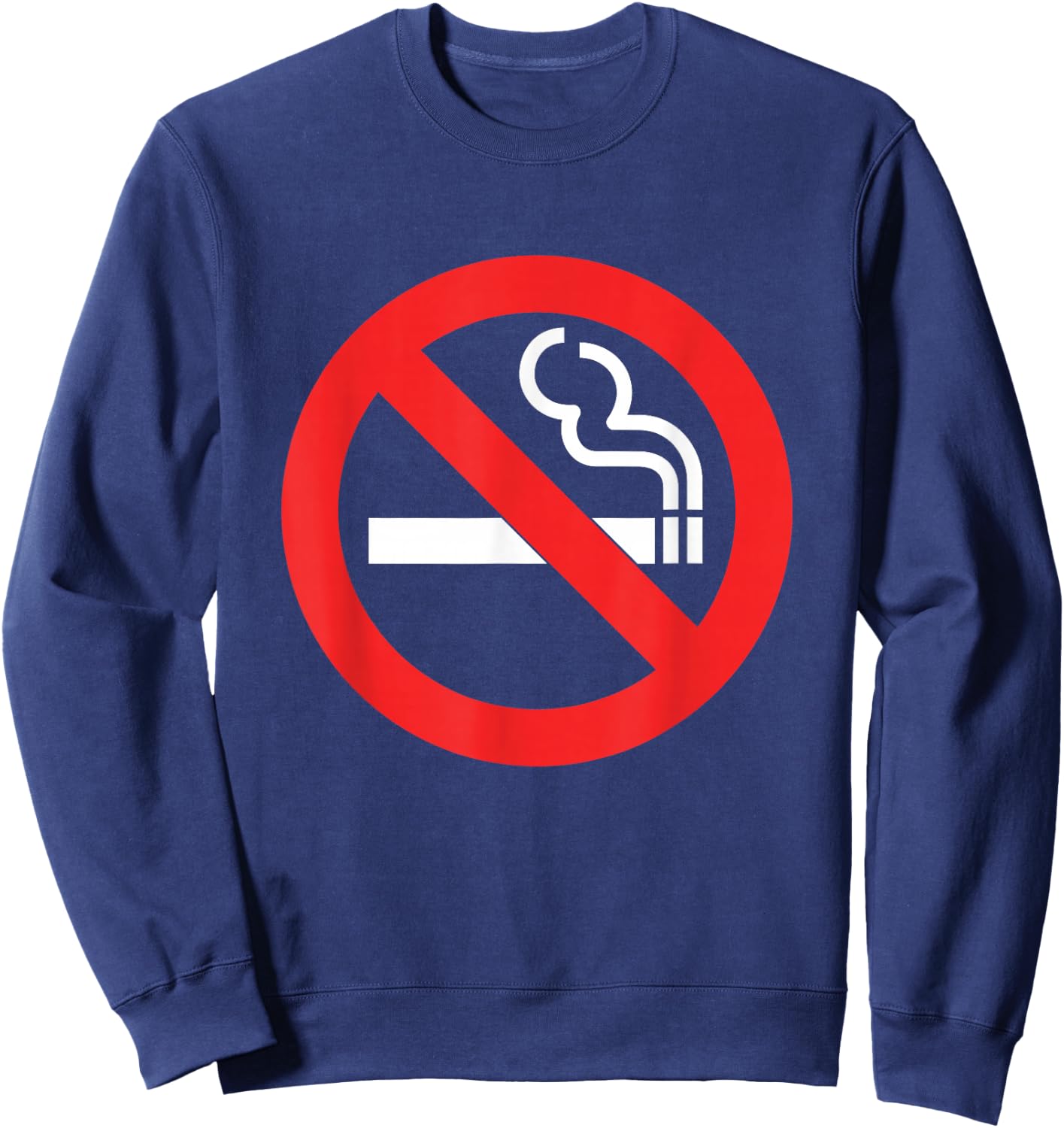 Non-smoking symbol Sweatshirt - Sweatshirt | Navy