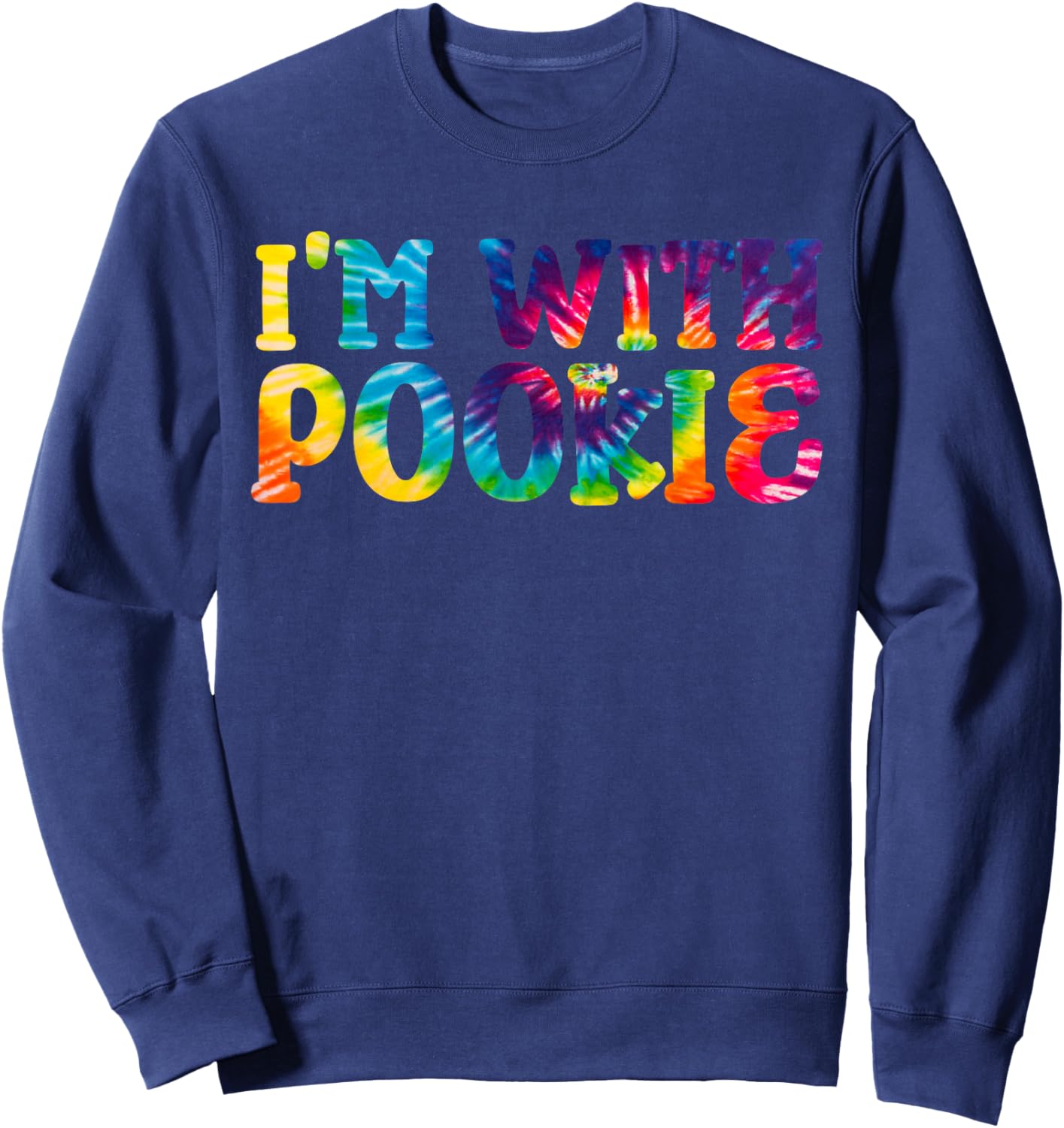 I'm With Pookie Sweatshirt - Sweatshirt | Navy