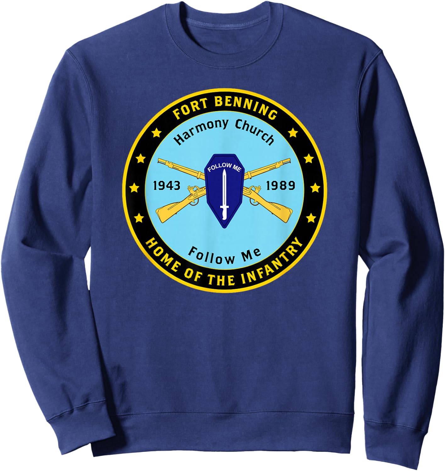 U.S. Army Infantry - Harmony Church - Ft. Benning, GA Sweatshirt - Sweatshirt | Navy