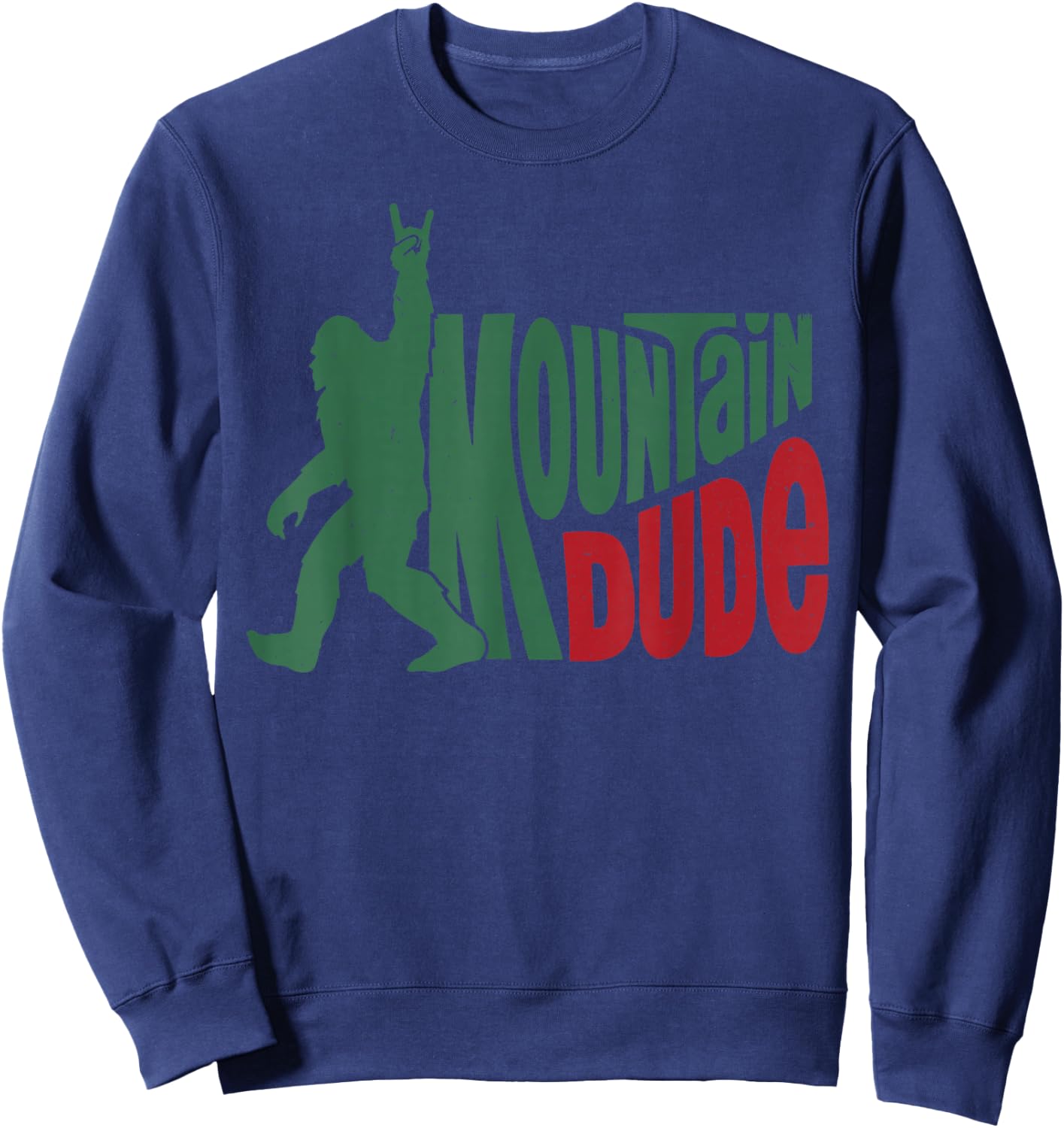 Bigfoot Mountain Dude Sweatshirt - Sweatshirt | Navy