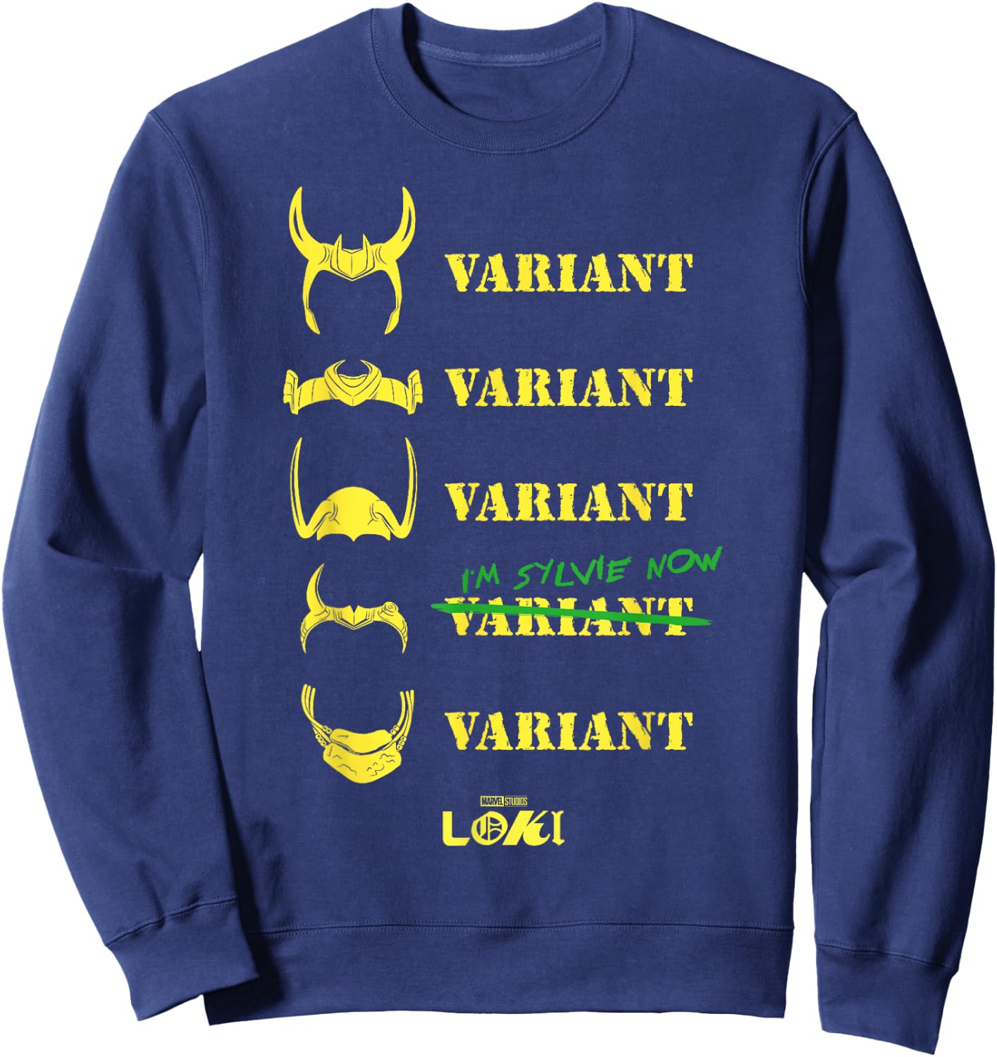 Marvel Loki Variant Sylvie Quote Sweatshirt - Sweatshirt | Navy