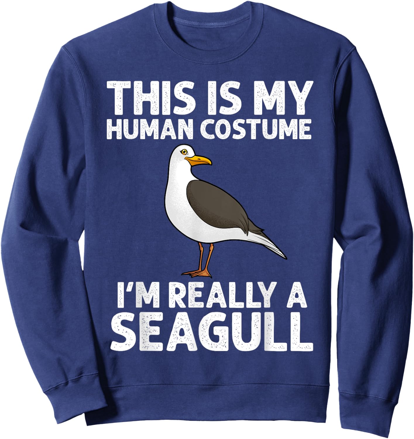 Cool Seagull Design Women Seabird Gull Seagull Lover Sweatshirt - Sweatshirt | Navy