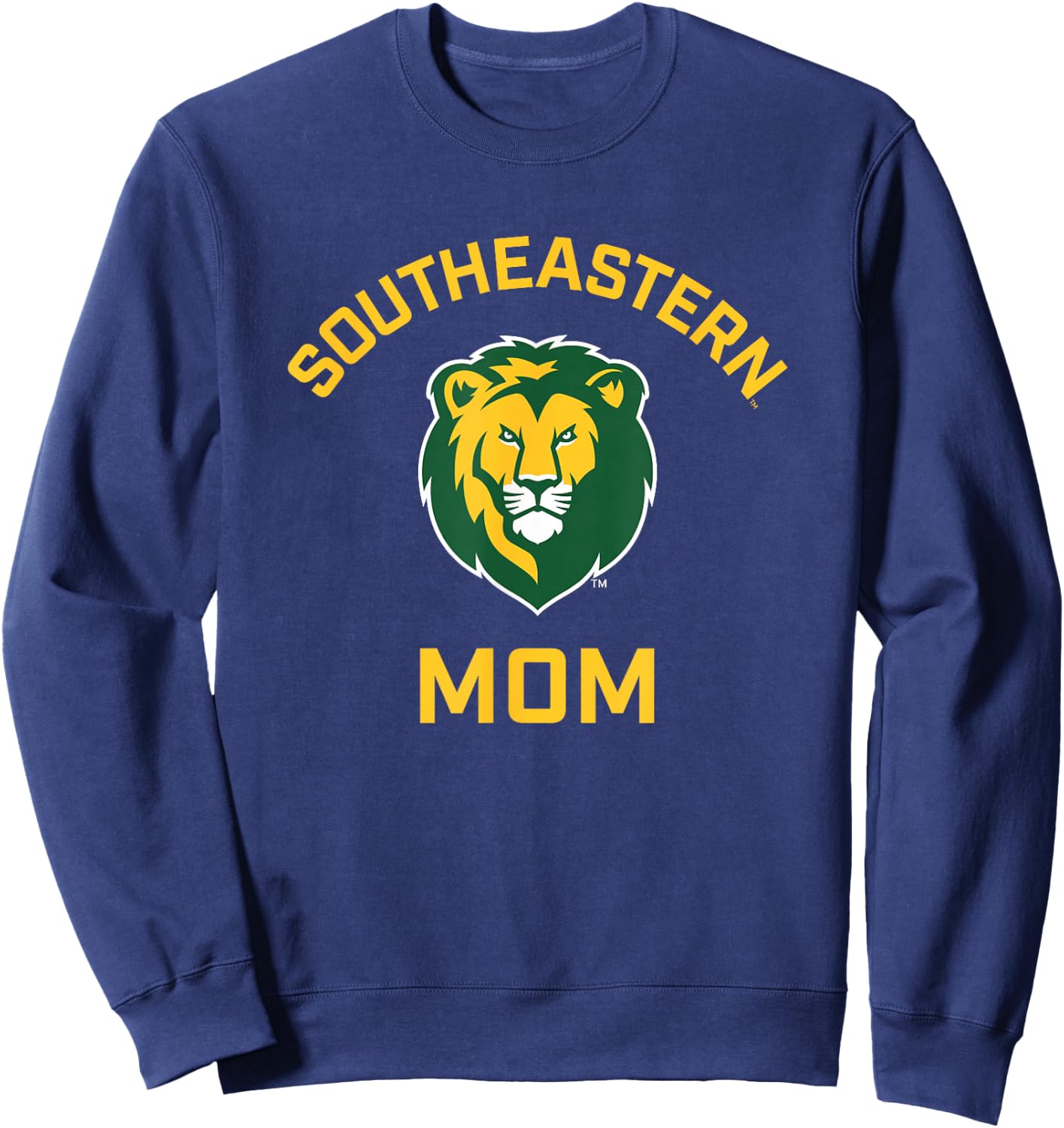 Southeastern Louisiana University Lions Arched Mom Sweatshirt - Sweatshirt | Navy