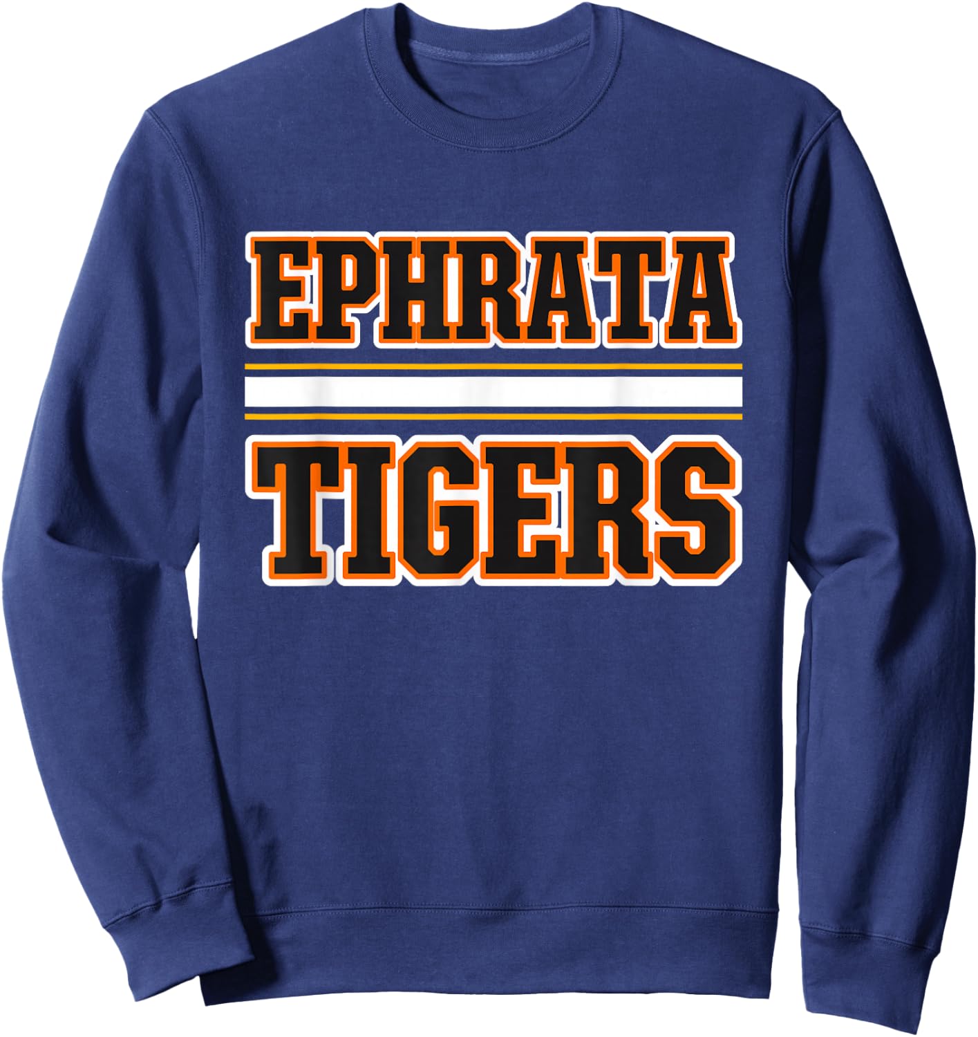 Ephrata Tigers Horizontal Stripes Sweatshirt - Sweatshirt | Navy