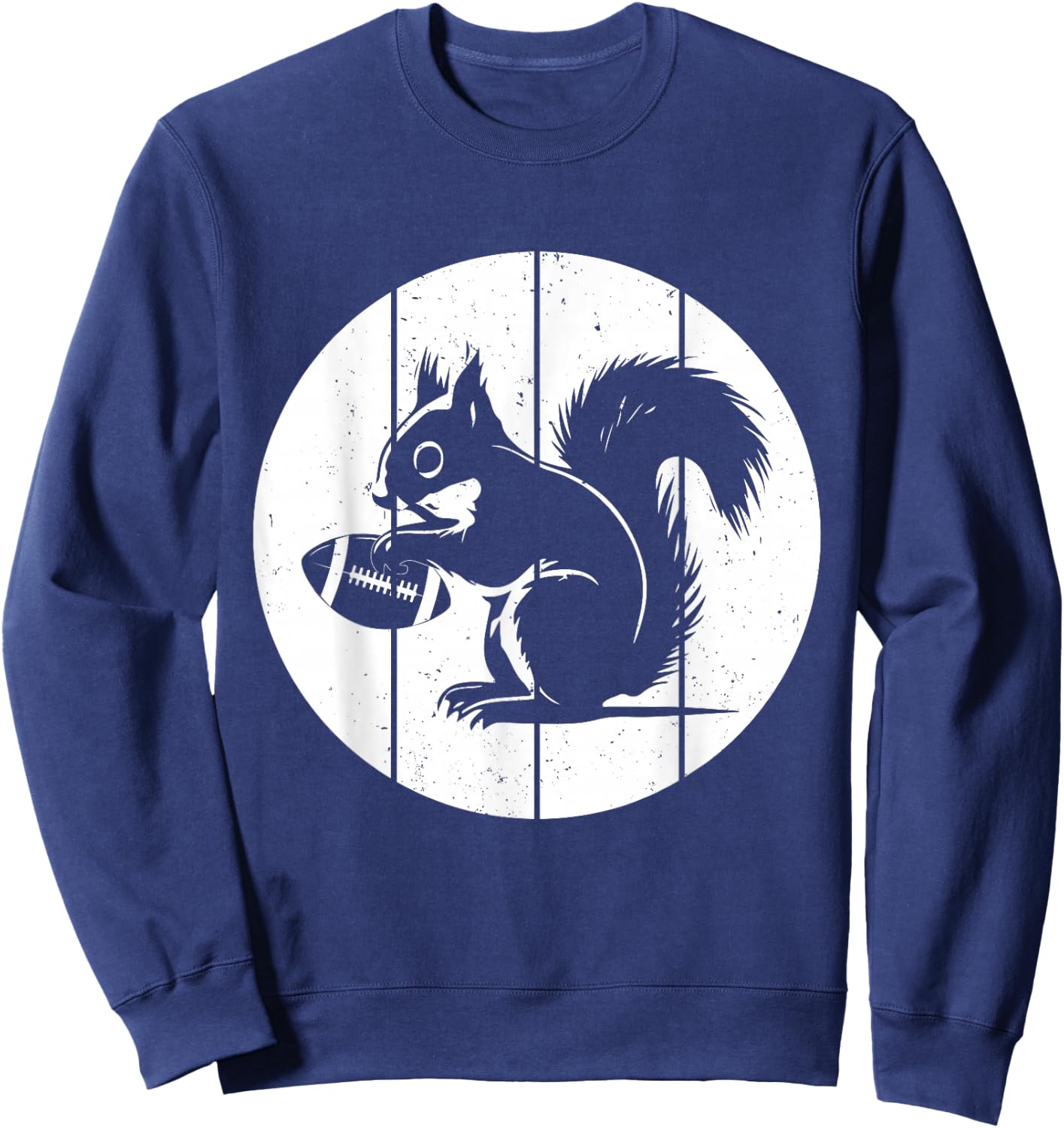 American Football Squirrel Football Player Squirrel Sweatshirt - Sweatshirt | Navy