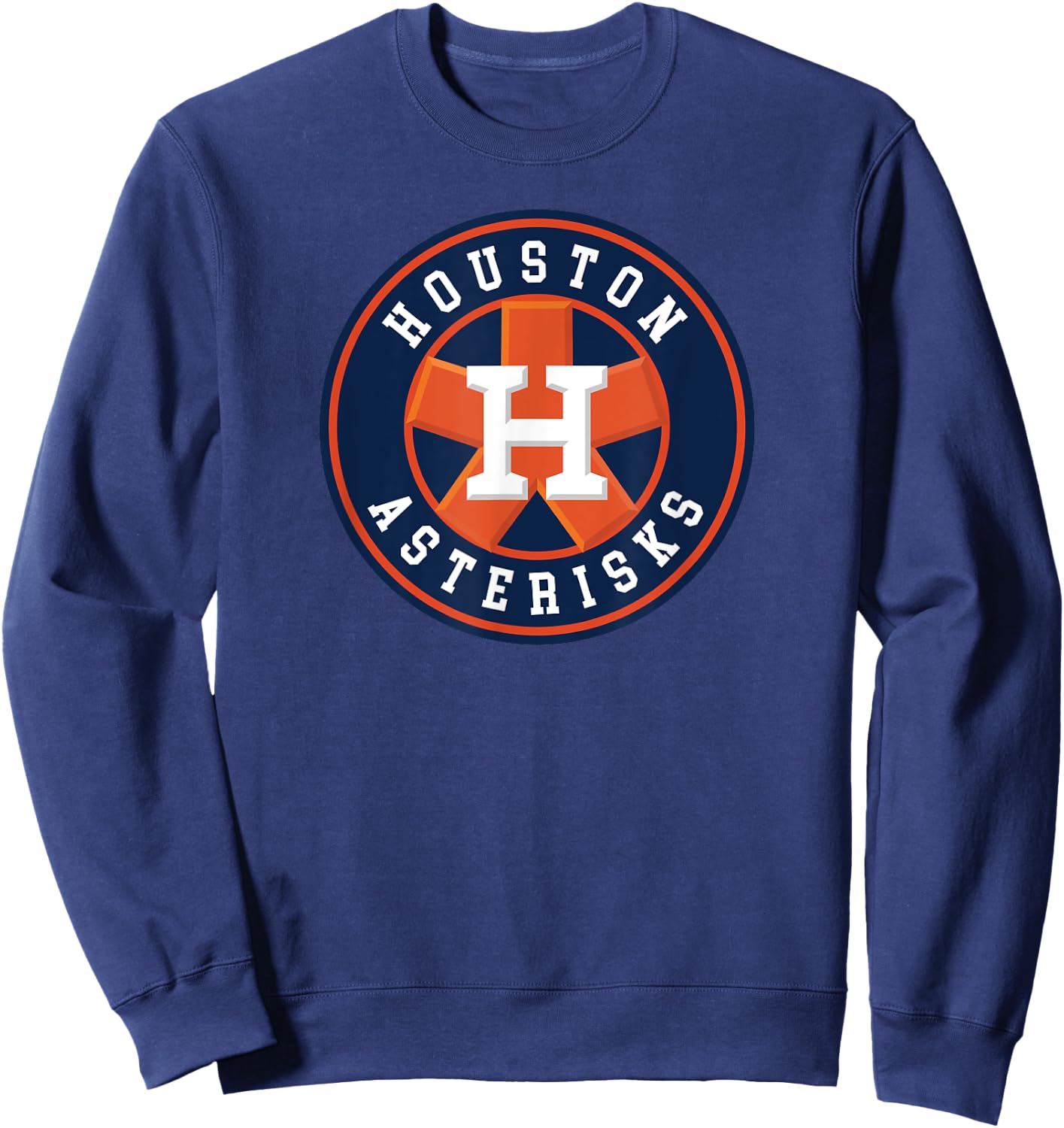 Houston Asterisks Baseball Scandal Funny Sweatshirt - Sweatshirt | Navy
