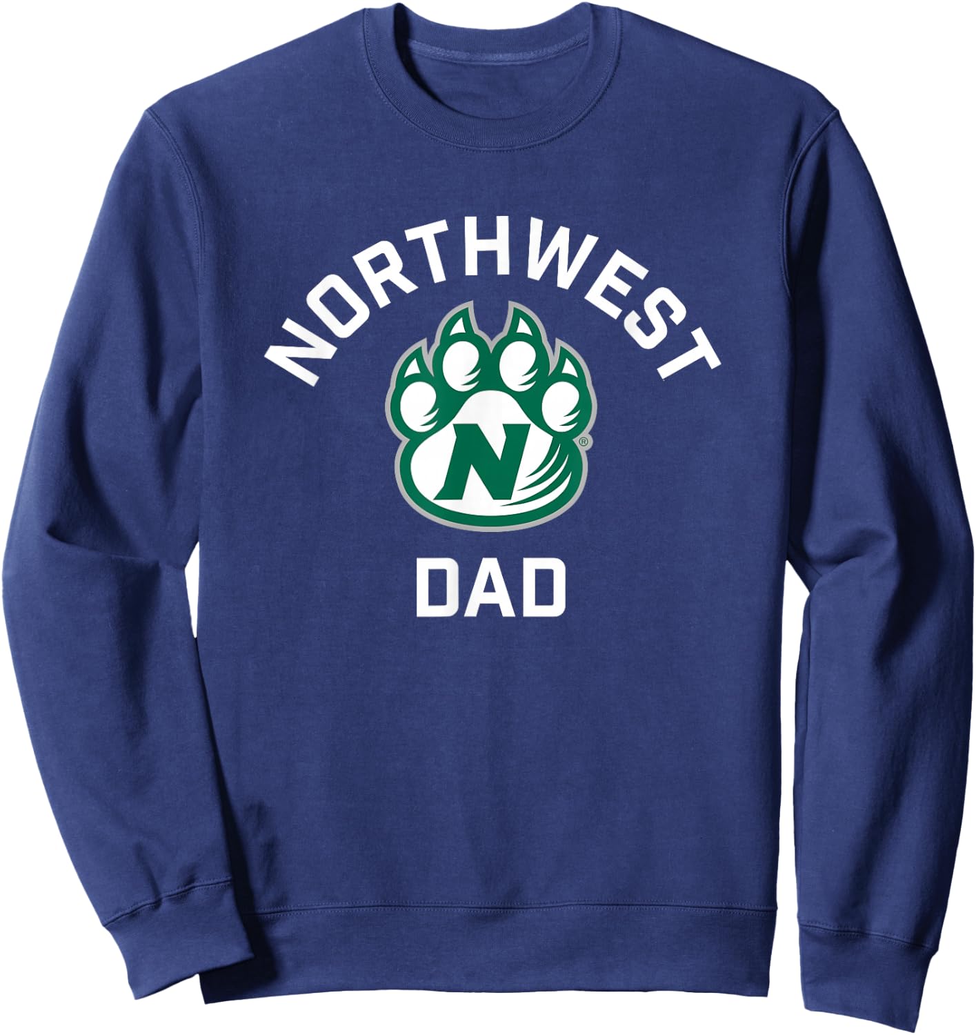 Northwest Missouri State Bearcats Arched Dad Sweatshirt - Sweatshirt | Navy