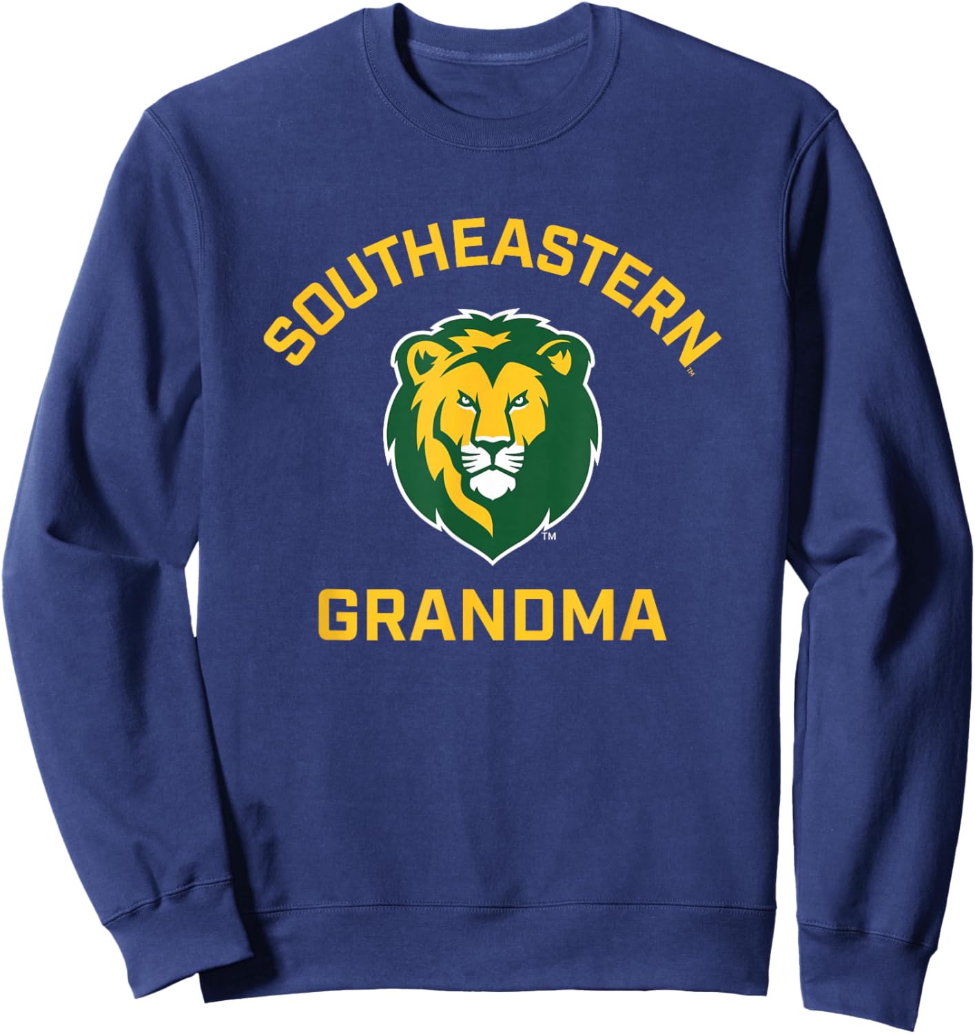 Southeastern Louisiana University Lions Arched Grandma Sweatshirt - Sweatshirt | Navy