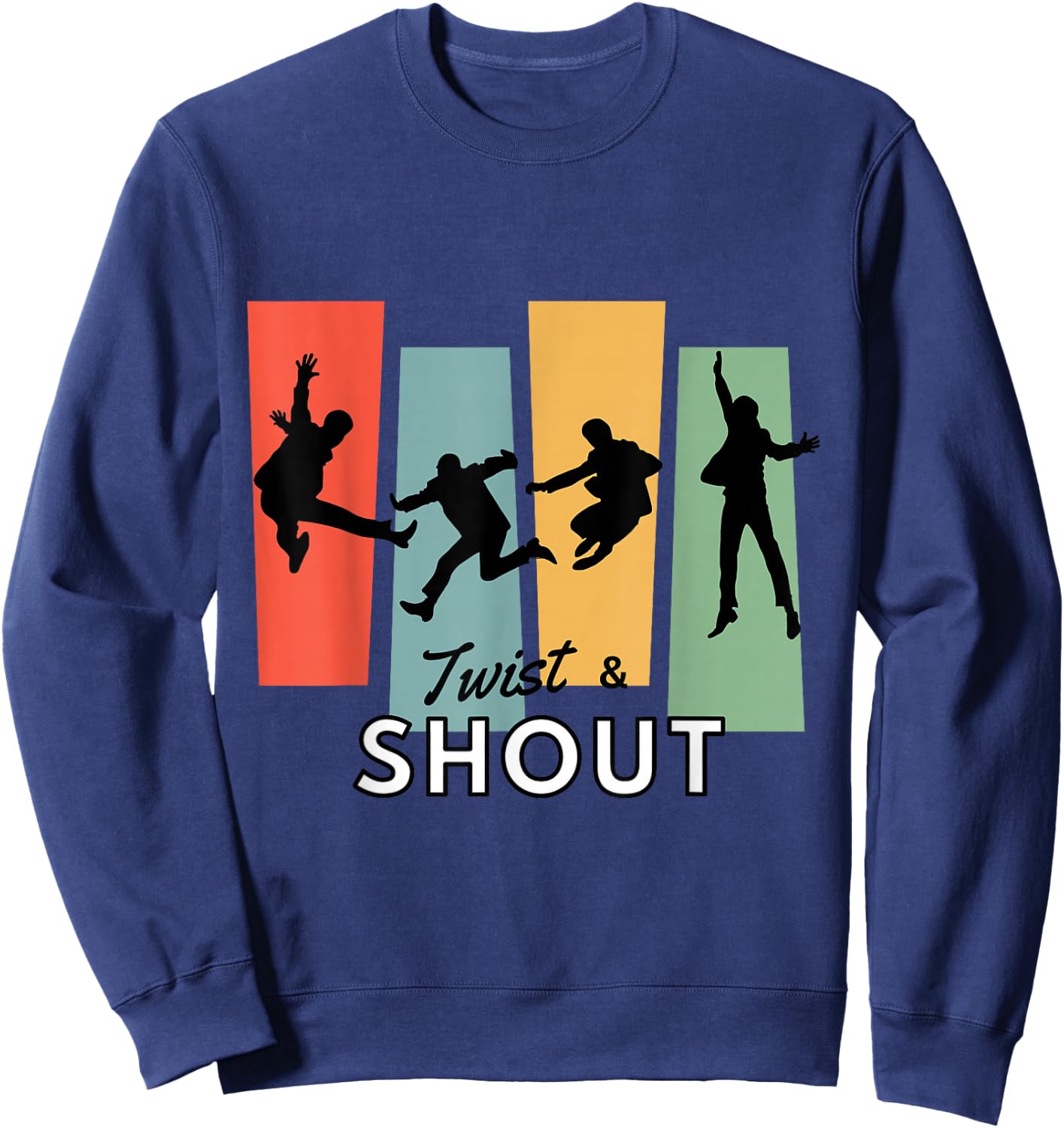 Twist & Shout! 1960s Beat Group Tribute Sweatshirt - Sweatshirt | Navy