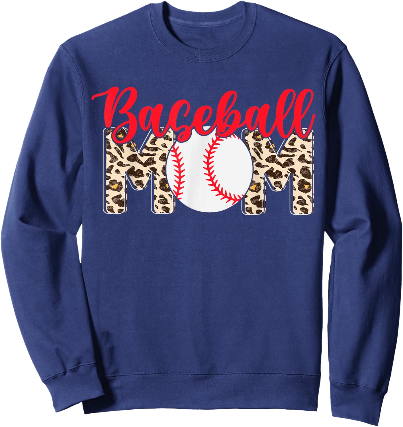 Baseball Mom Sweatshirt - Sweatshirt | Navy