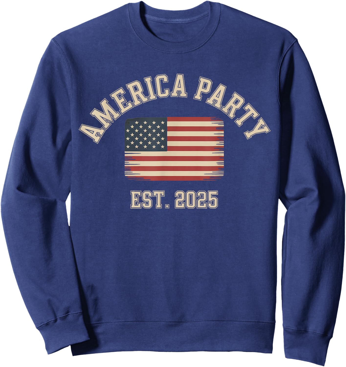 America Party EST. 2025 Sweatshirt - Sweatshirt | Navy