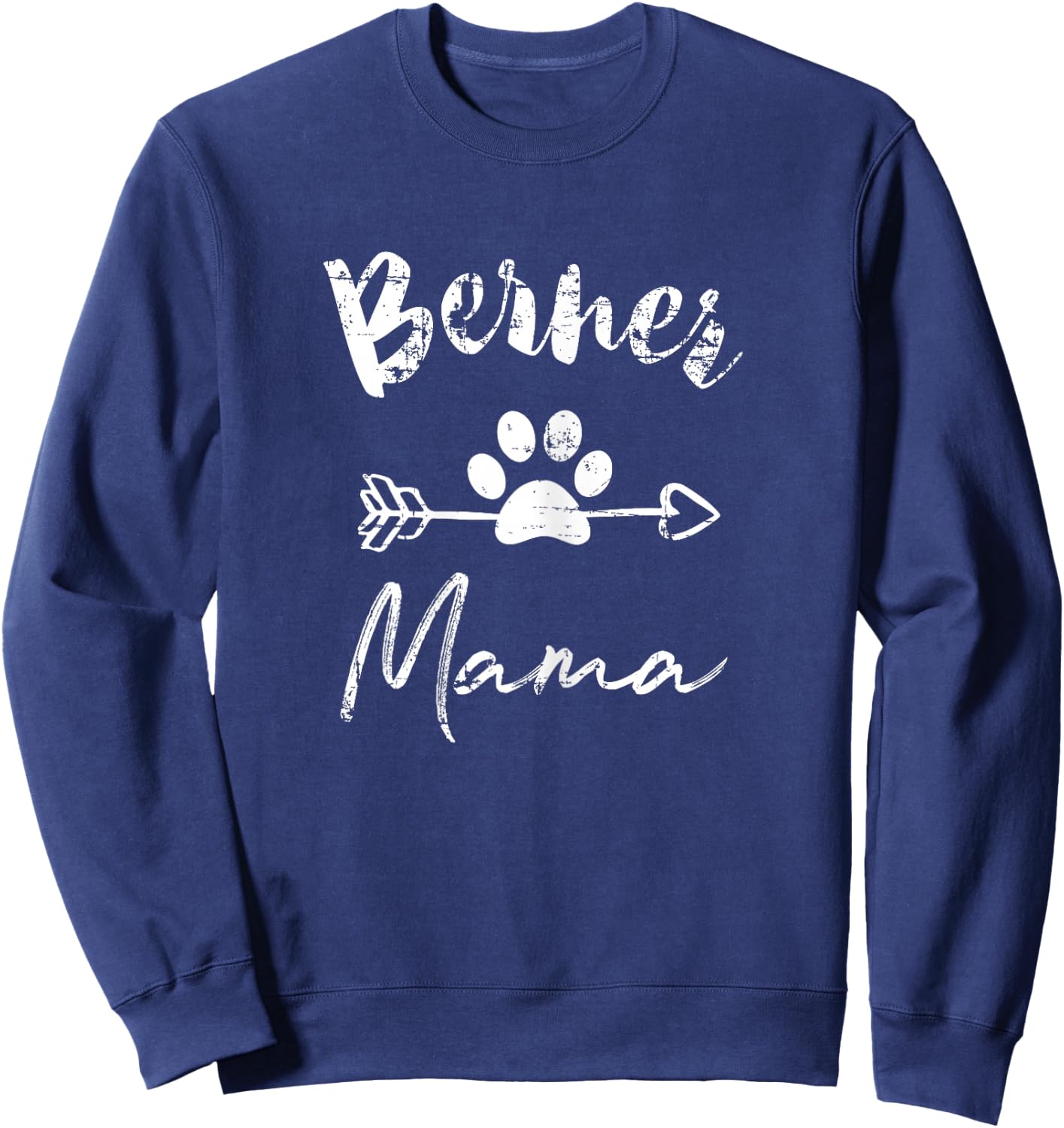 Berner Dog Mom Berner Mama Sweatshirt - Sweatshirt | Navy