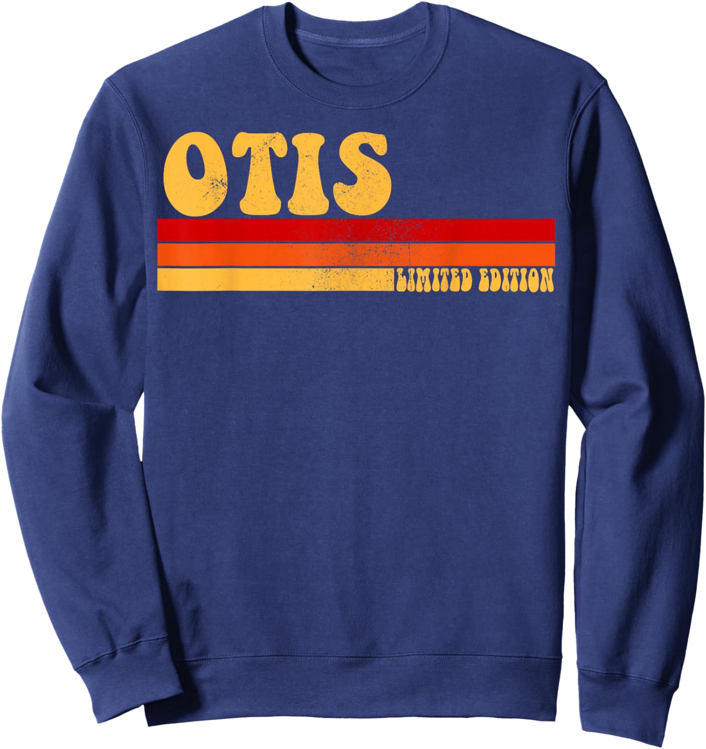 OTIS Name Personalized Idea Men Retro Vintage OTIS Sweatshirt - Sweatshirt | Navy
