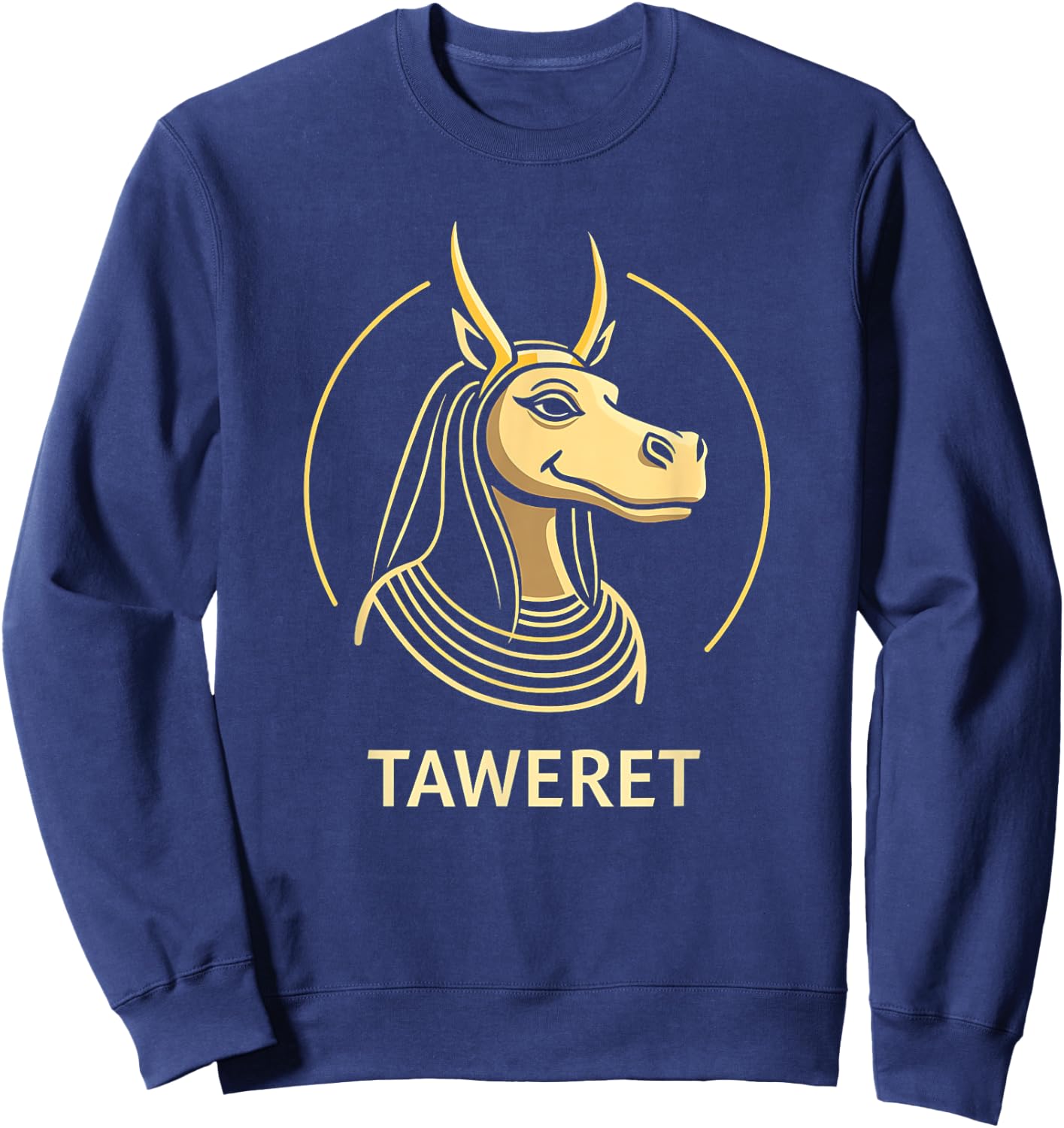 Taweret Egyptian Goddess Sweatshirt - Sweatshirt | Navy