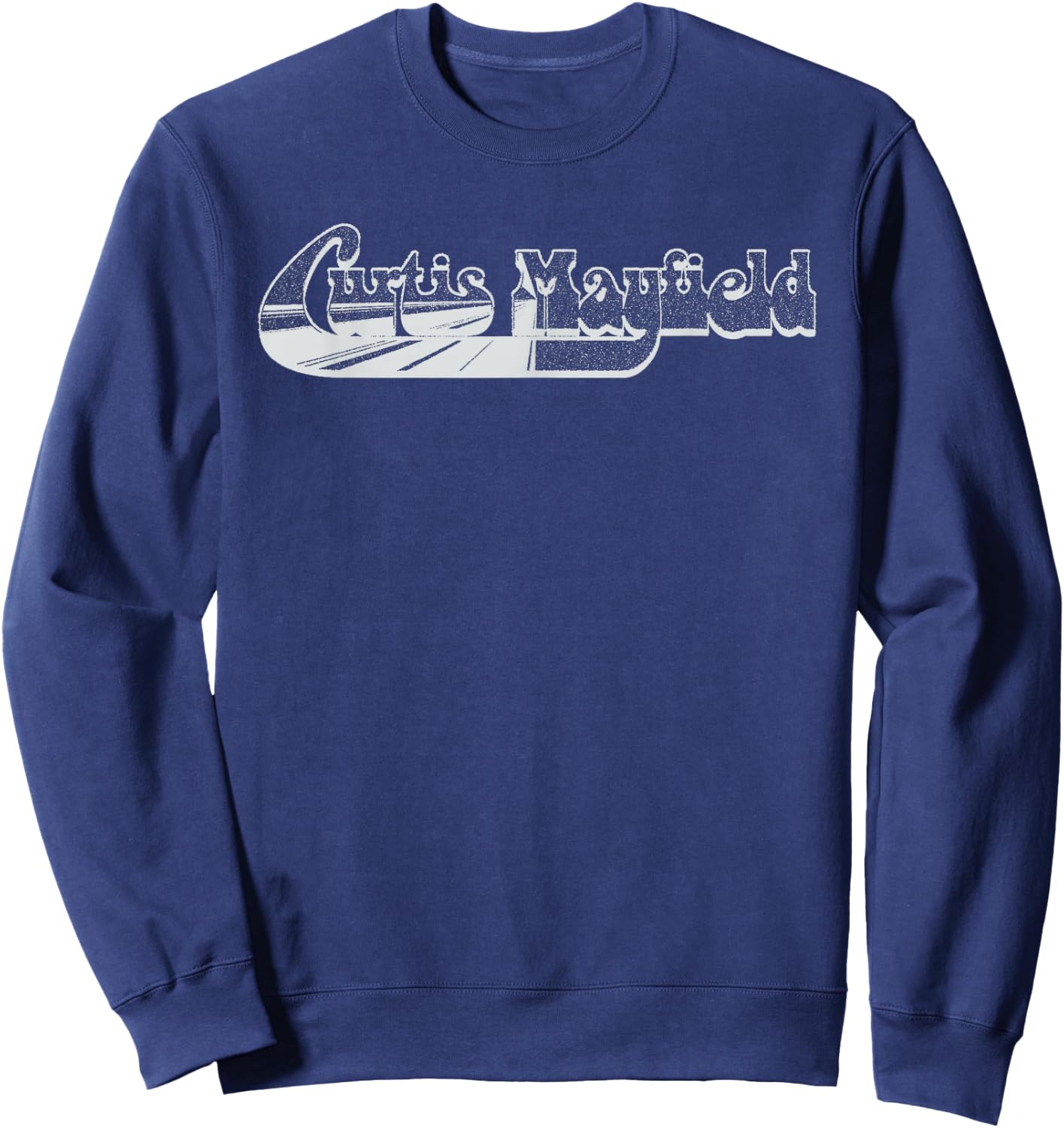 Curtis Mayfield CM Logo Sweatshirt - Sweatshirt | Navy