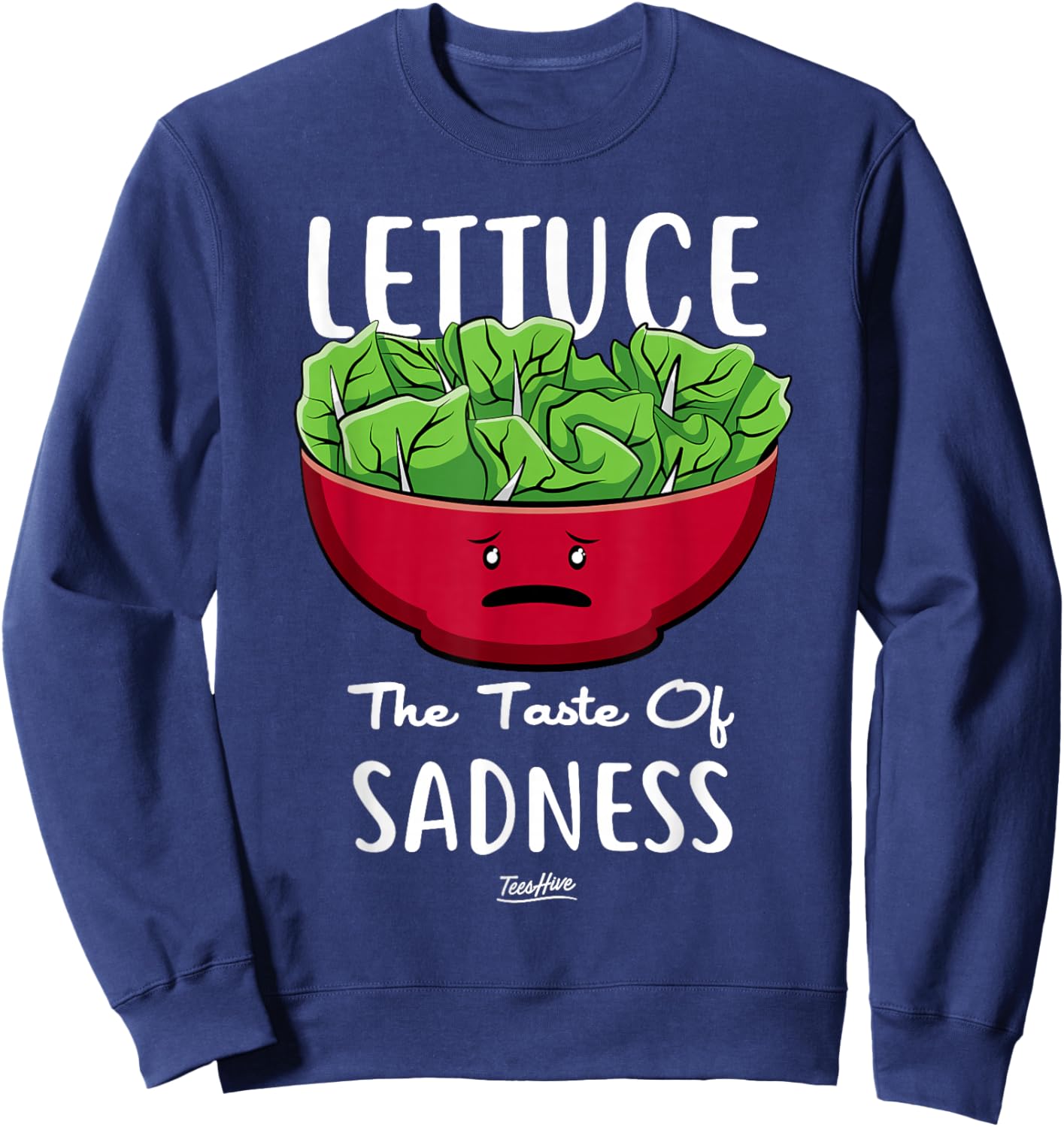 Lettuce The Taste Of Sadness Sweatshirt - Sweatshirt | Navy