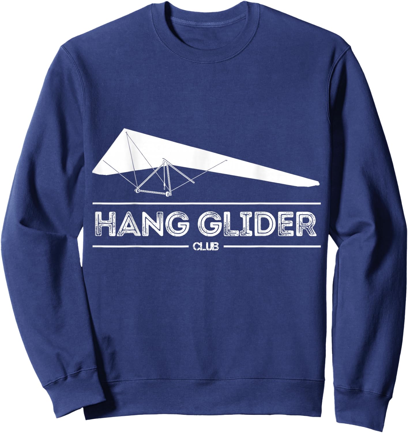 Hang Glider Lover Hang Gliding Club Funny Sweatshirt - Sweatshirt | Navy