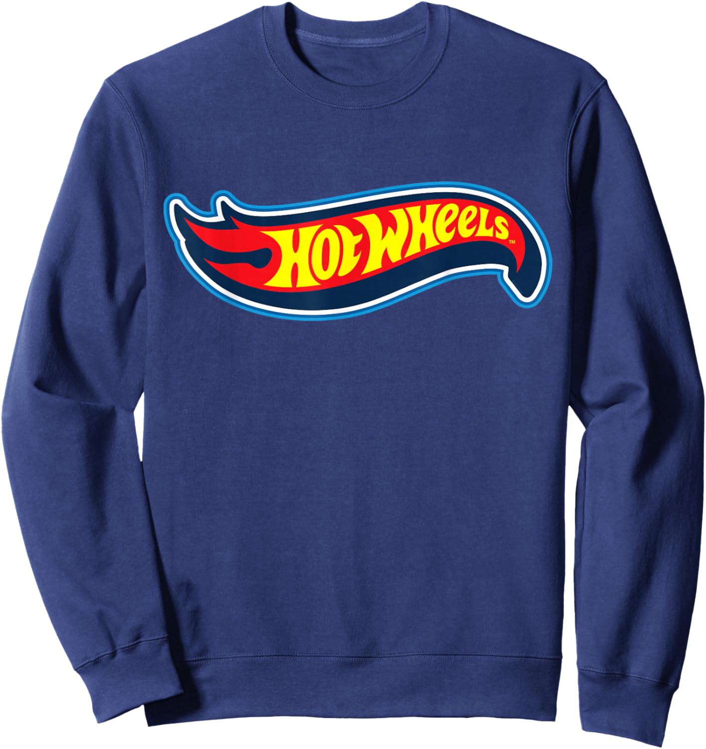Hot Wheels Classic Bold Logo Sweatshirt - Sweatshirt | Navy