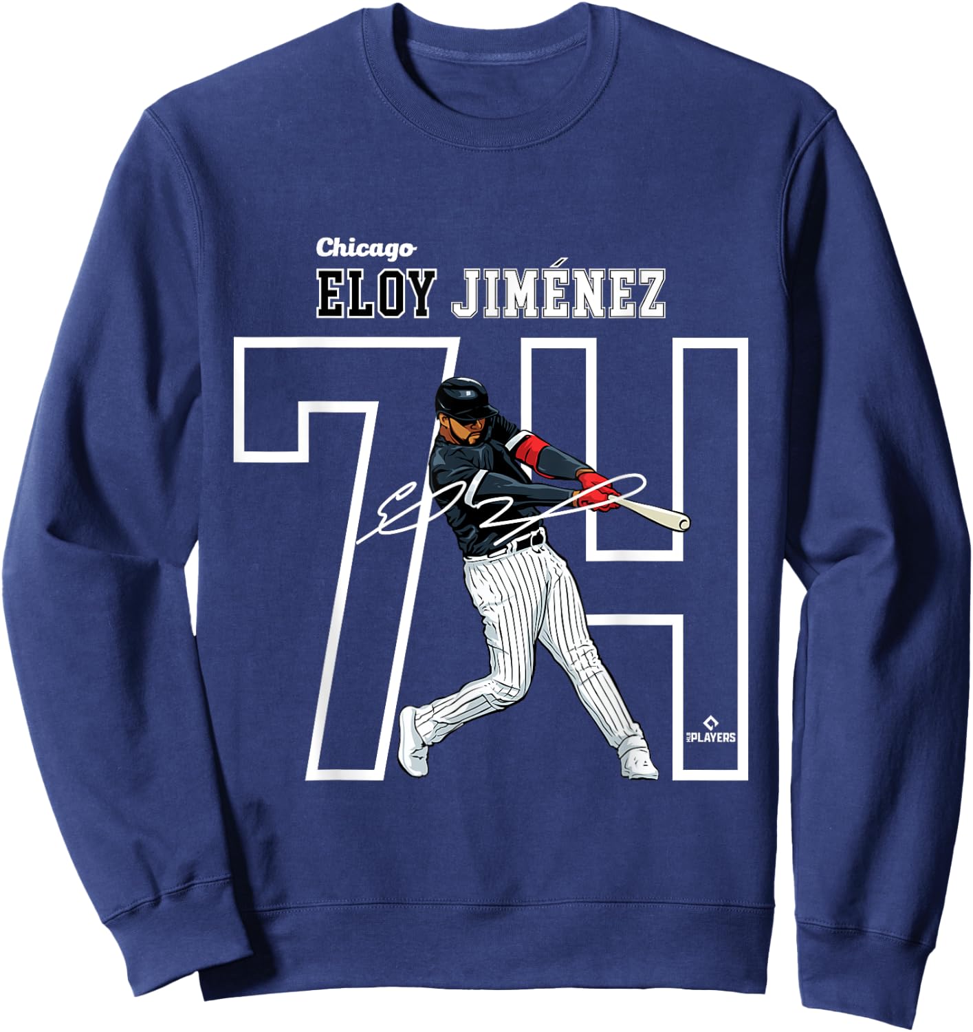 Eloy Jimenez | Chicago Baseball Players | MLBEJZ3004 Sweatshirt - Sweatshirt | Navy