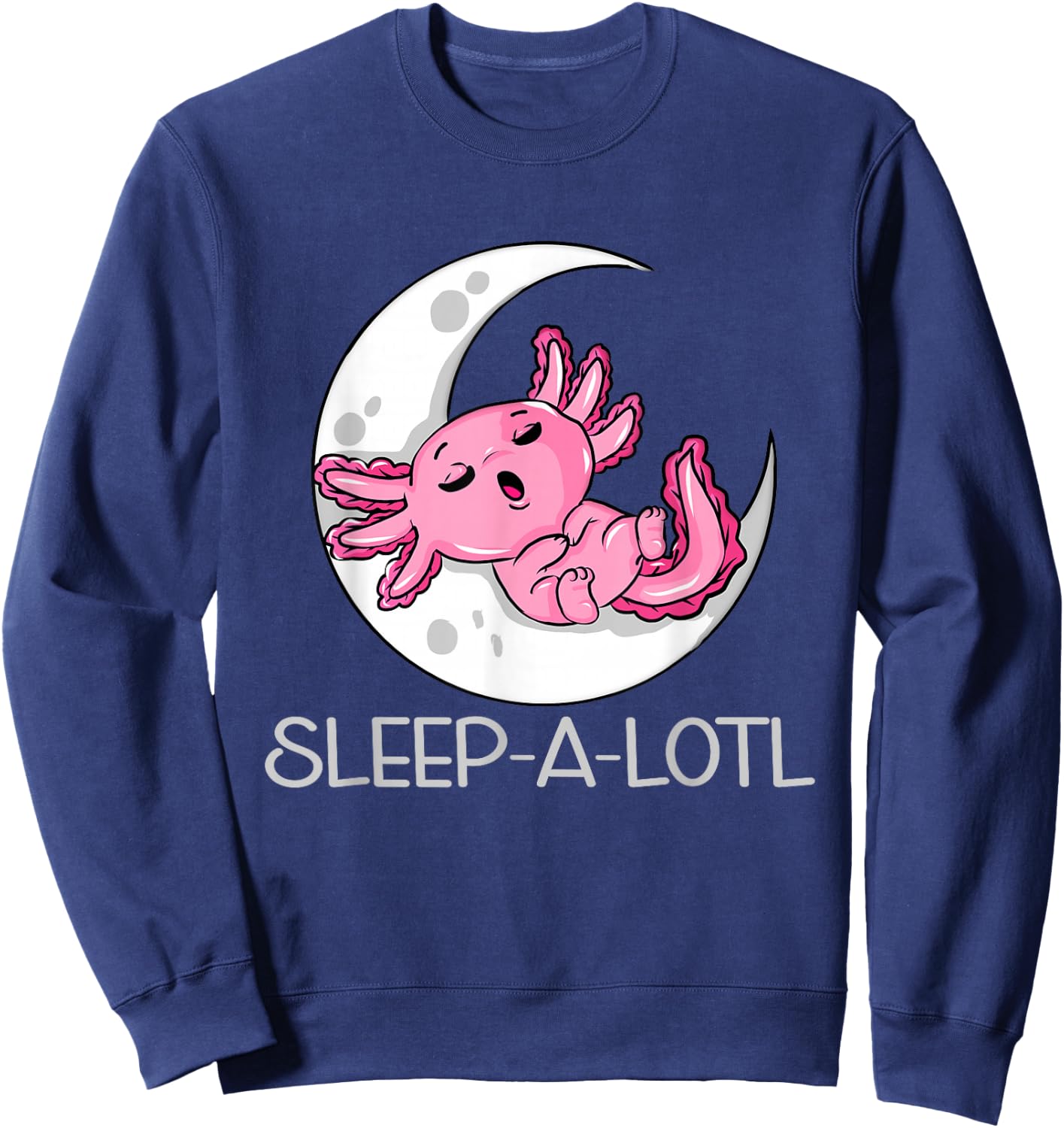 Sleep-A-LOTL Sleeping Axolotl Pyjamas Sweatshirt - Sweatshirt | Navy