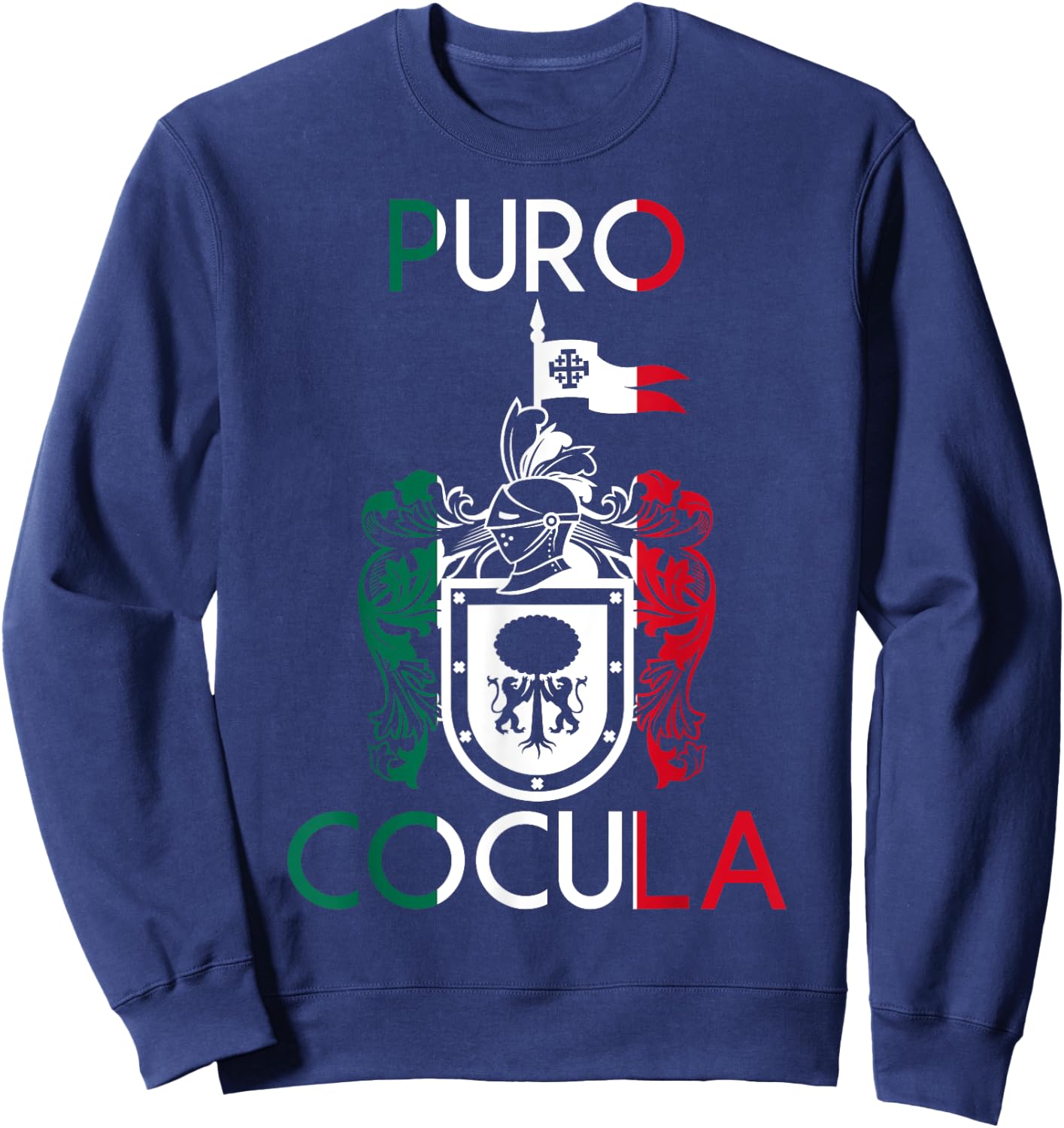 Cocula Jalisco Estado De Mexico Escudo Eagle Aguila Sweatshirt - Sweatshirt | Navy