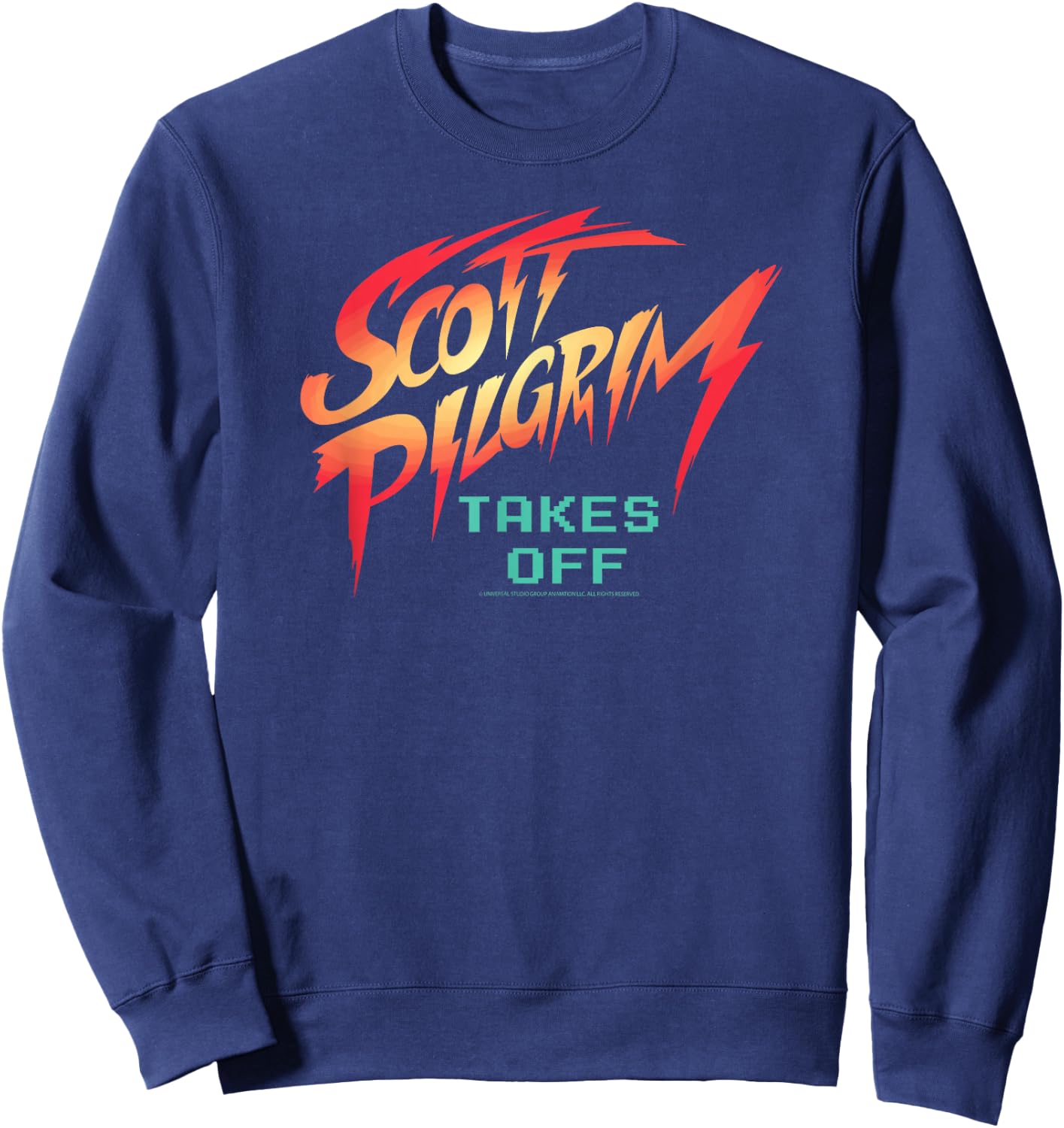 Scott Pilgrim Takes Off Logo Sweatshirt - Sweatshirt | Navy