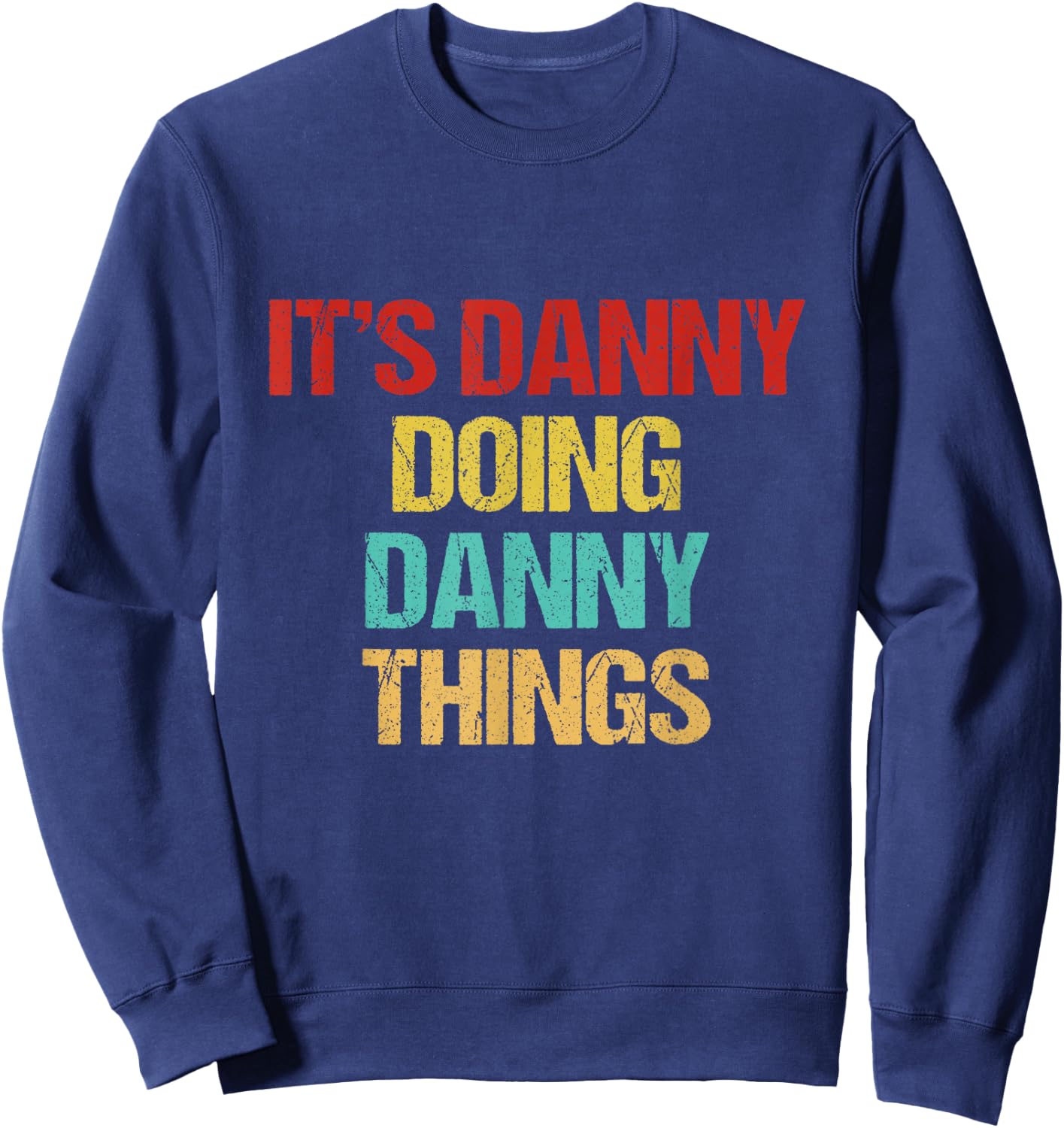 Danny Name Sweatshirt - Sweatshirt | Navy