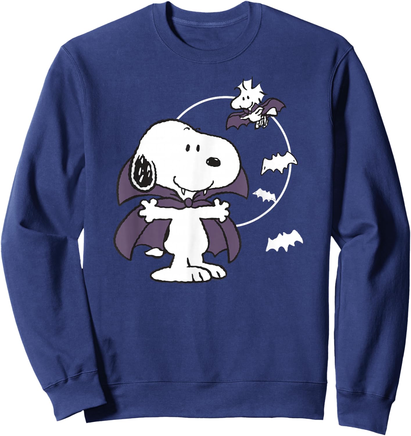 Peanuts Halloween Vampire Snoopy Sweatshirt - Sweatshirt | Navy