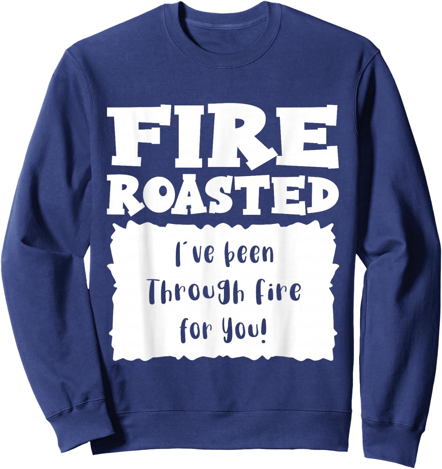 Funny Fire Roasted Packet Group Taco Costume Halloween Sweatshirt - Sweatshirt | Navy