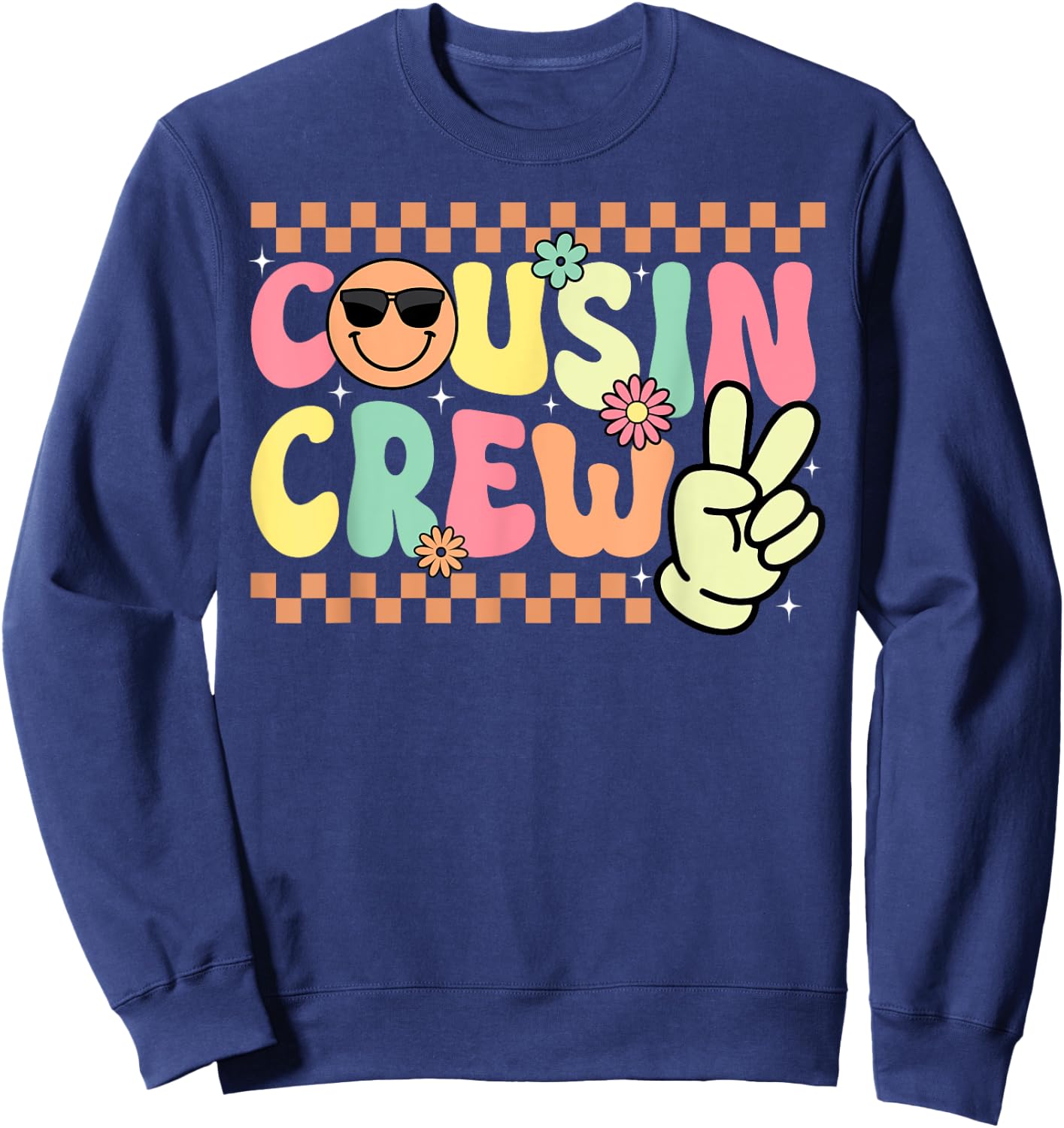 Cousin Crew Pajamas Kids Girls Toddler Matching Sweatshirt - Sweatshirt | Navy