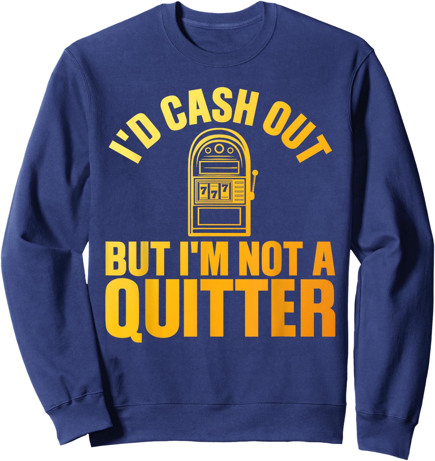 Best Gambling Art Women Poker Card Game Casino Lover Sweatshirt - Sweatshirt | Navy