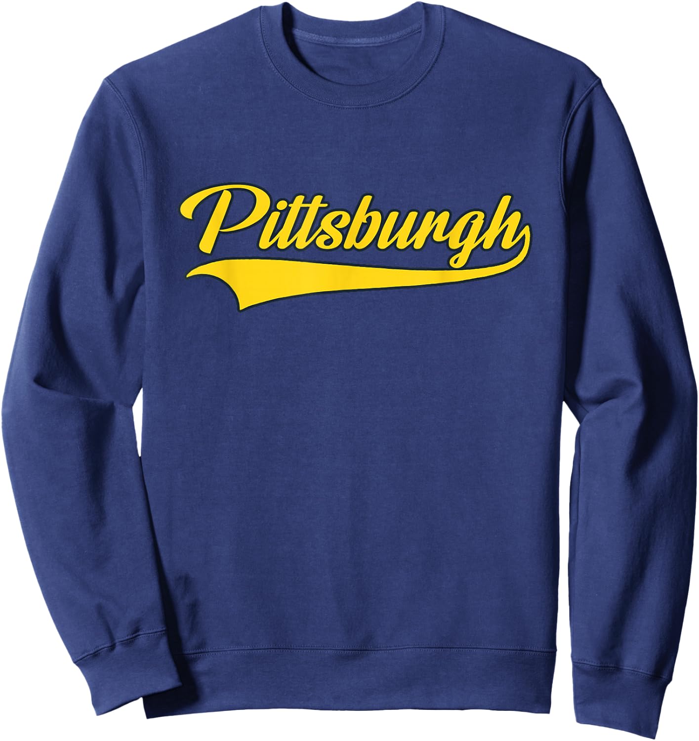 Pittsburgh Pennsylvania - Throwback Design - Classic Sweatshirt - Sweatshirt | Navy
