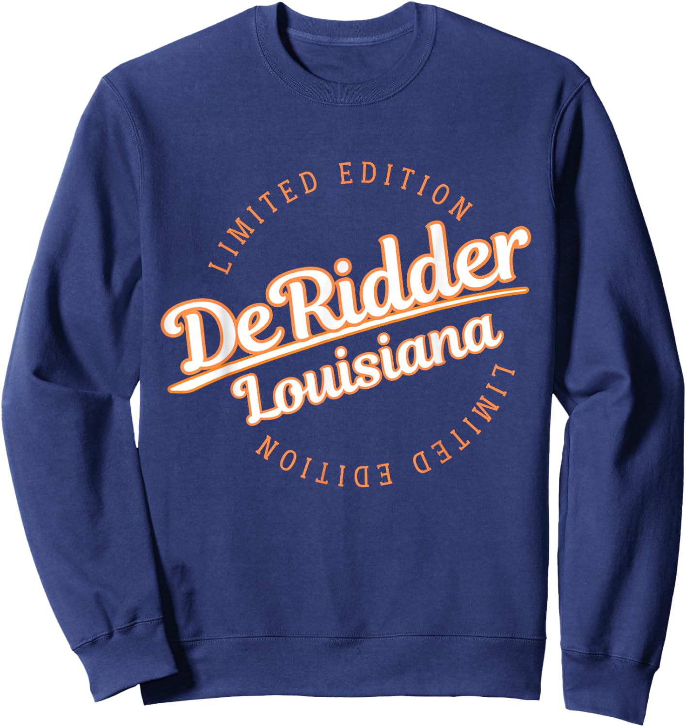 Retro Athletic DeRidder LA Apparel Sweatshirt - Sweatshirt | Navy