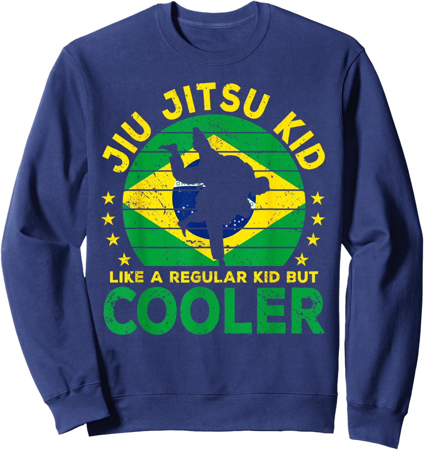 Jiu Jitsu Kid Martial Art Funny Brazilian Jiu-Jitsu Sweatshirt - Sweatshirt | Navy