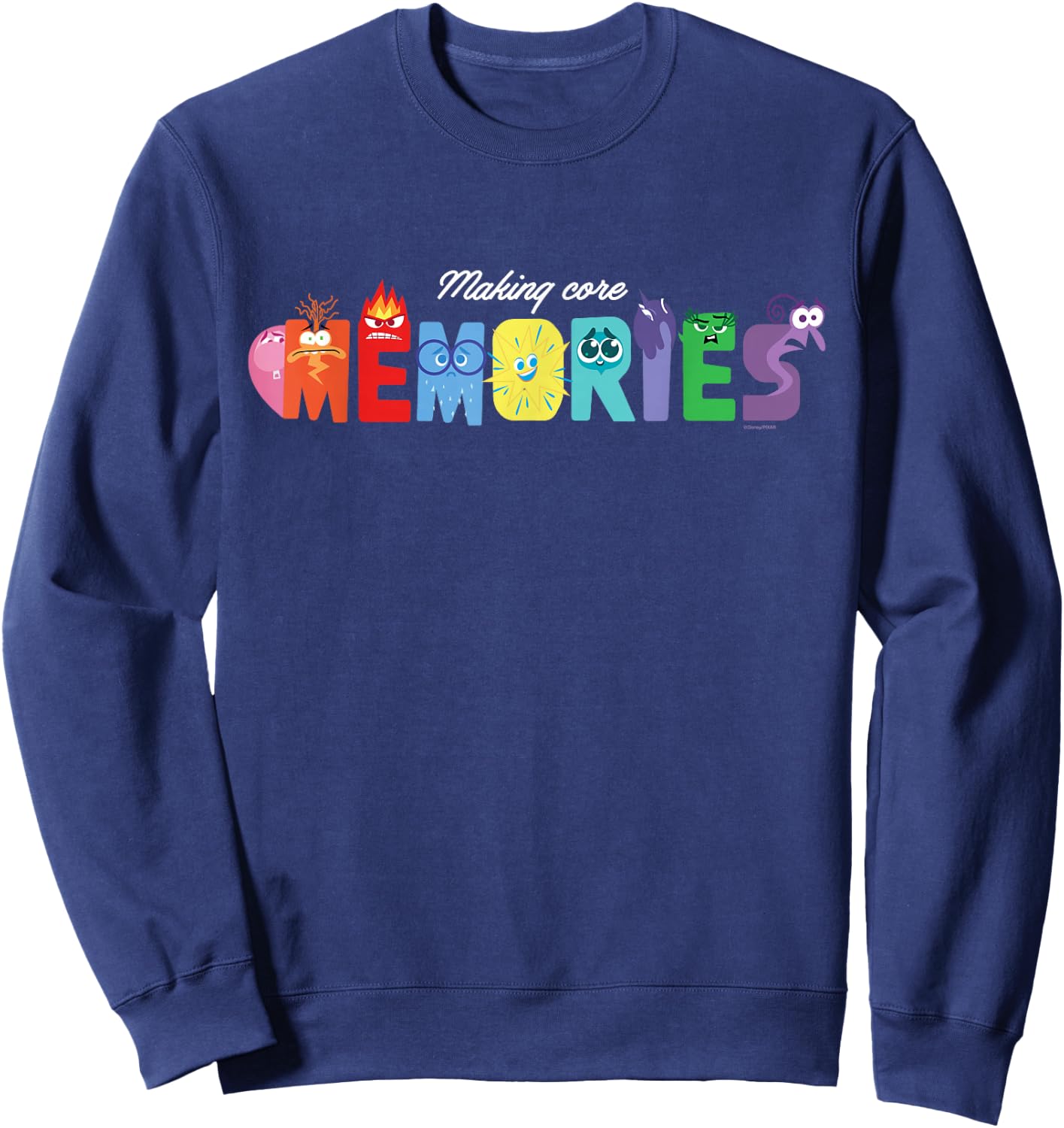 Disney and Pixar’s Inside Out 2 Making Core Memories Trip Sweatshirt - Sweatshirt | Navy