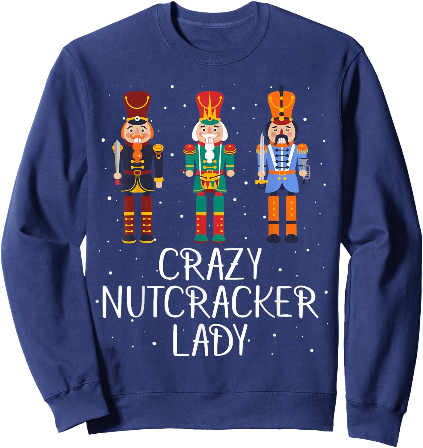 Crazy Nutcracker Lady Sweatshirt - Sweatshirt | Navy