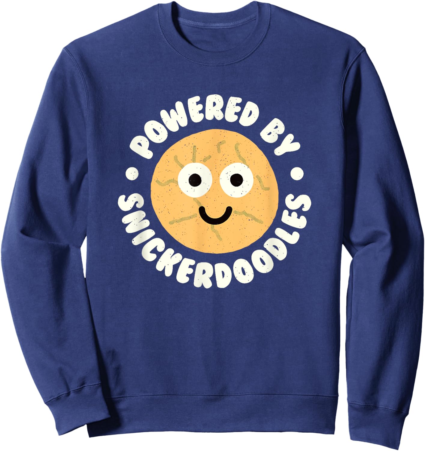 Love Snickerdoodles Clothing Co. - Snickerdoodle Cookie - Black - Women's - Small - Short Sleeve - Classic Fit - Cotton 60%, Polyester 40% Sweatshirt - Sweatshirt | Navy