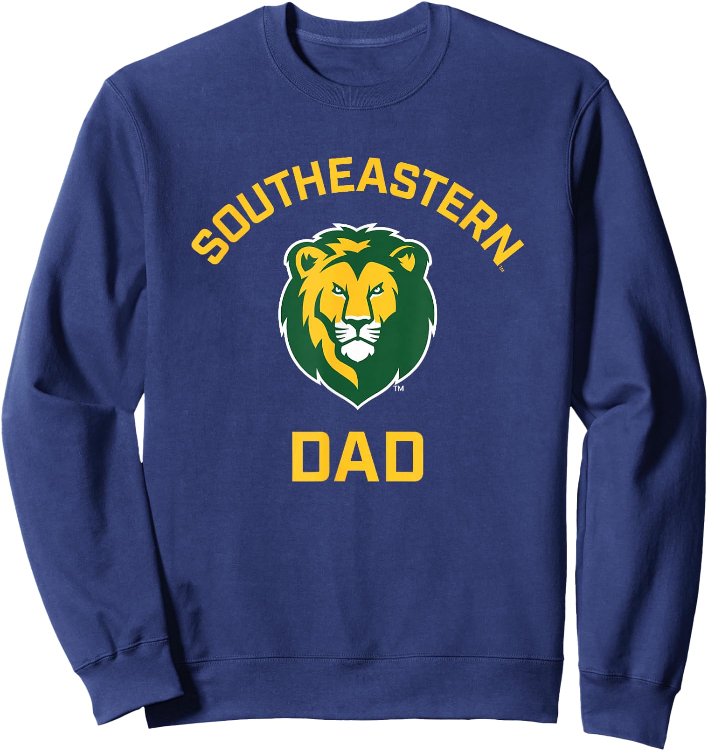 Southeastern Louisiana University Lions Arched Dad Sweatshirt - Sweatshirt | Navy