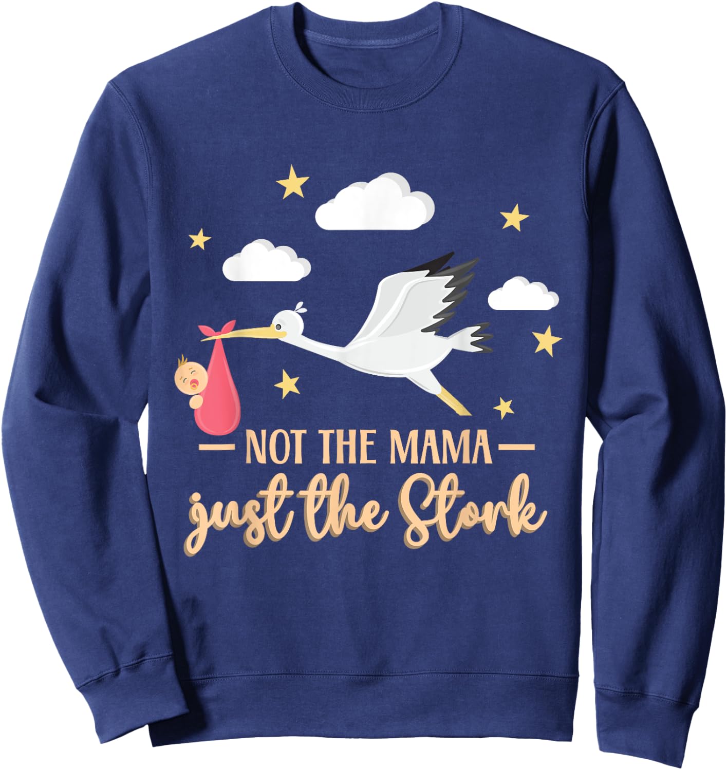Surrogacy Surro Mama Pregnancy Surrogate Mom Sweatshirt - Sweatshirt | Navy