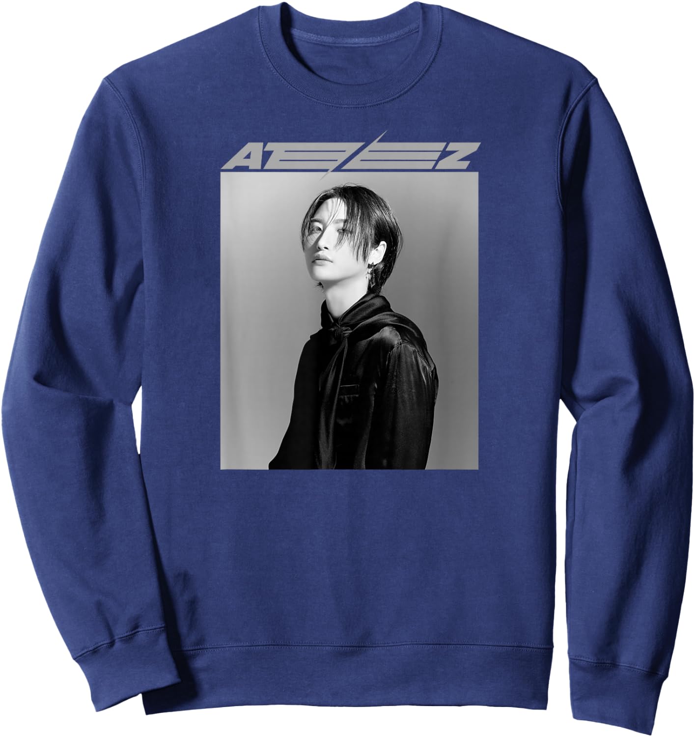 ATEEZ Official Merch Exclusive Seonghwa Sweatshirt - Sweatshirt | Navy
