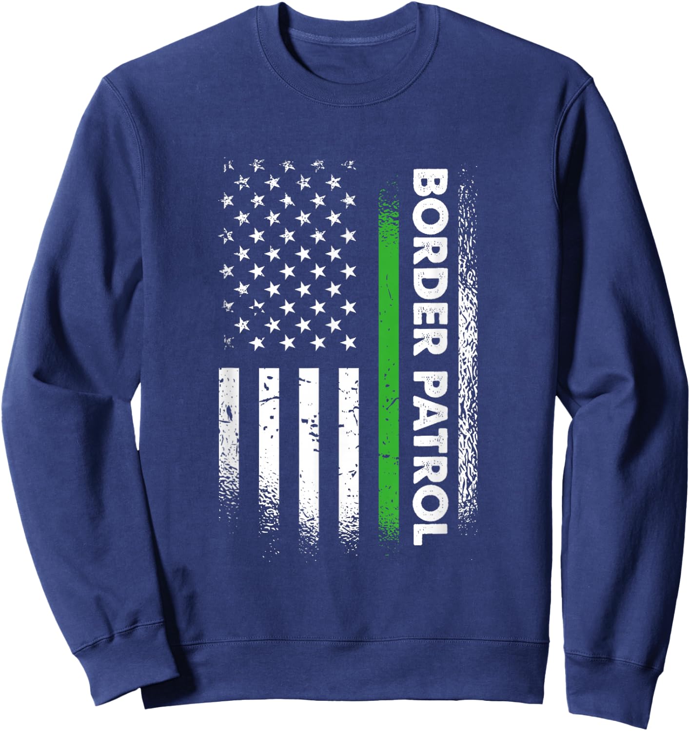 American Border Patrol Agent Sweatshirt - Sweatshirt | Navy
